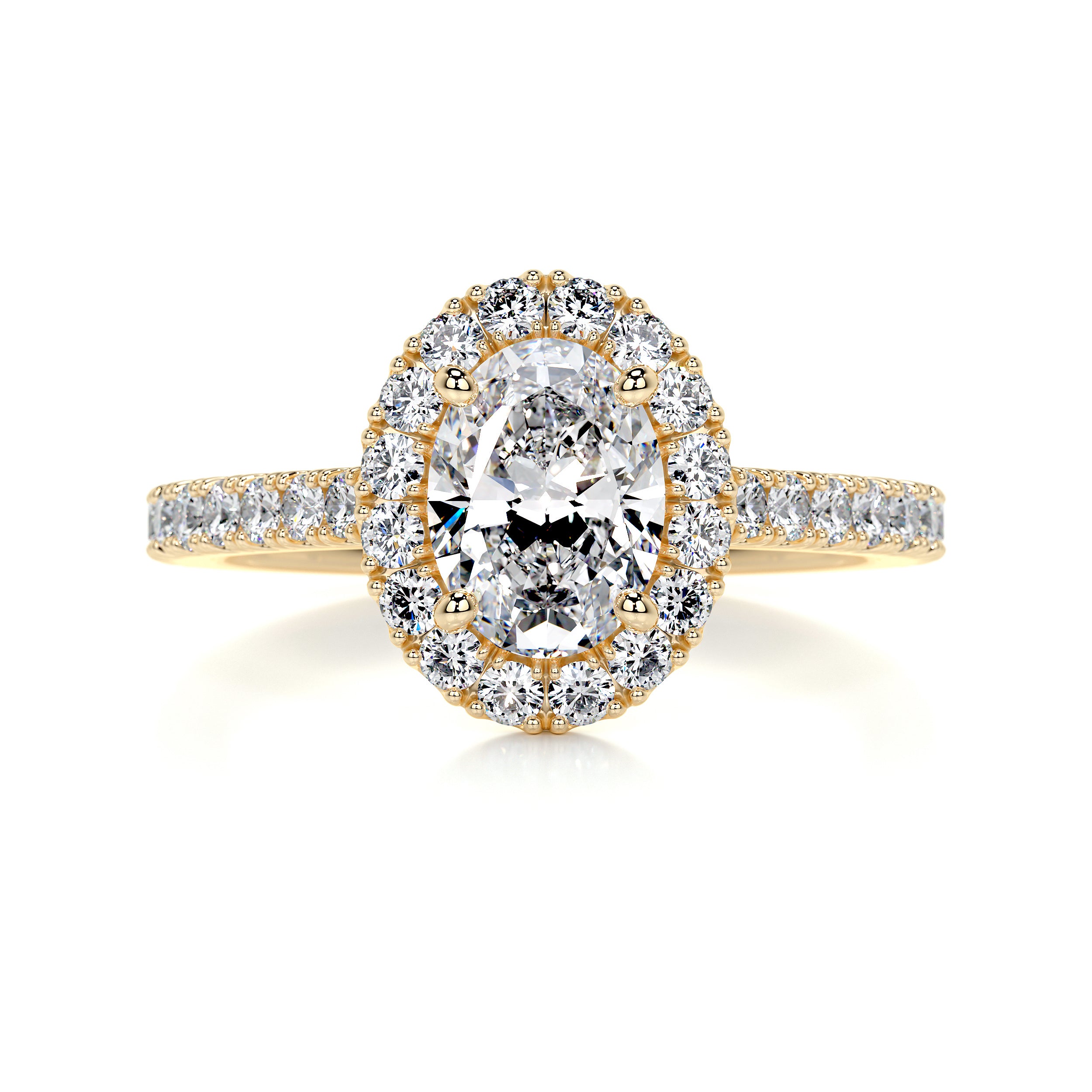 Maria Diamond Engagement Ring -18K Yellow Gold、mySite、hinf8tx79