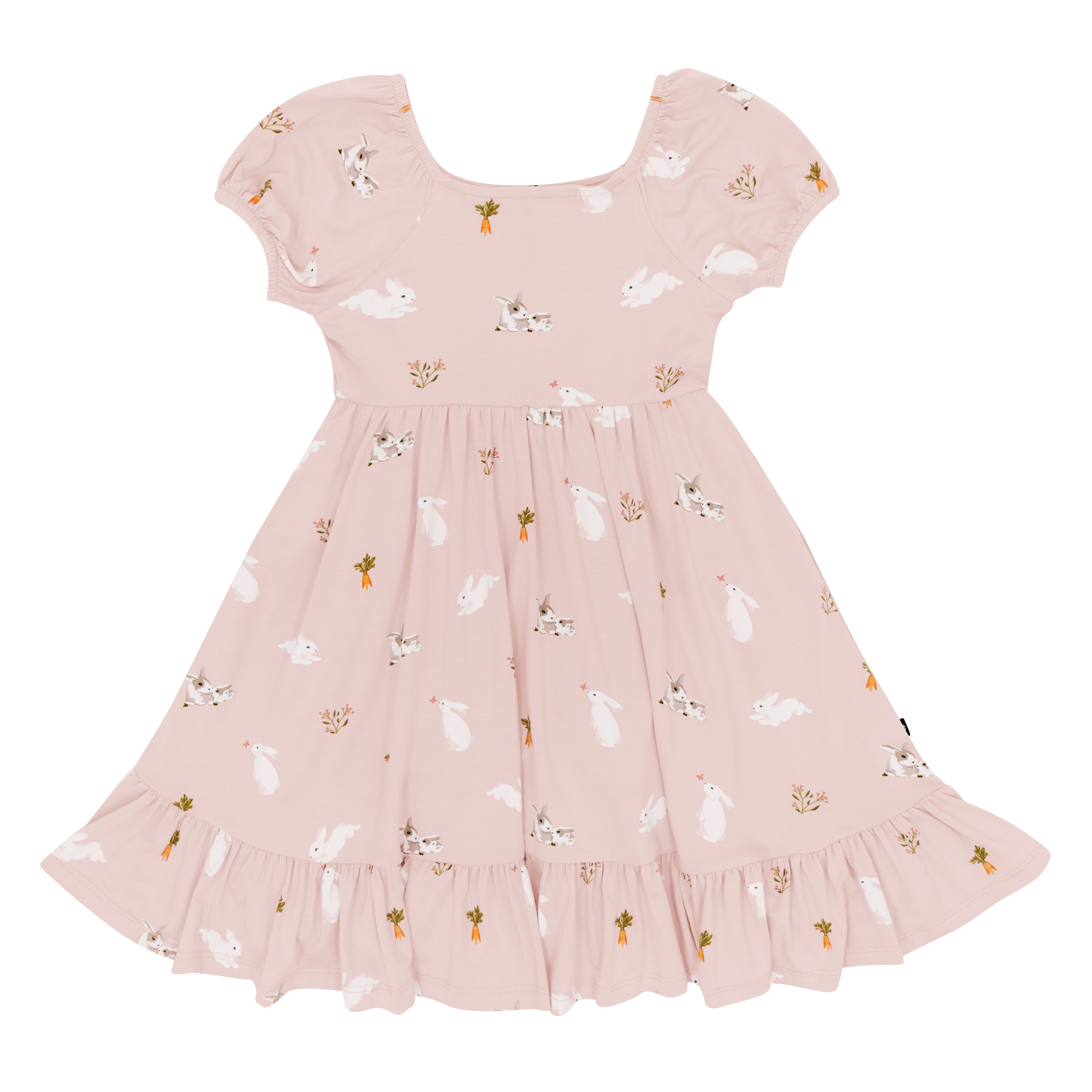  Puff Sleeve Twirl Dress in Blush Rabbit、mySite、layawaytickets