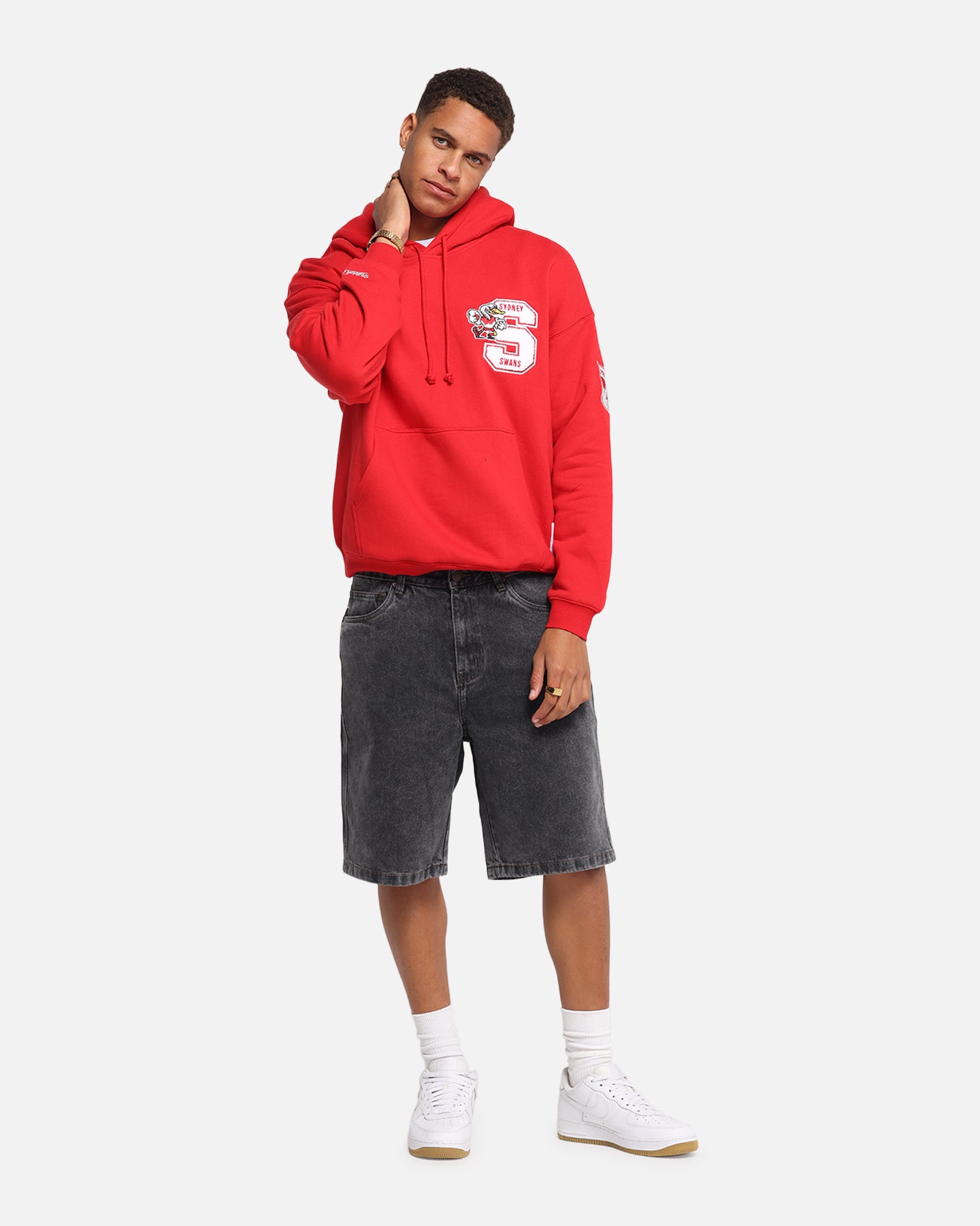Mitchell & Ness Sydney Swans Team Hoodie Red、mySite、zt4zffjzw