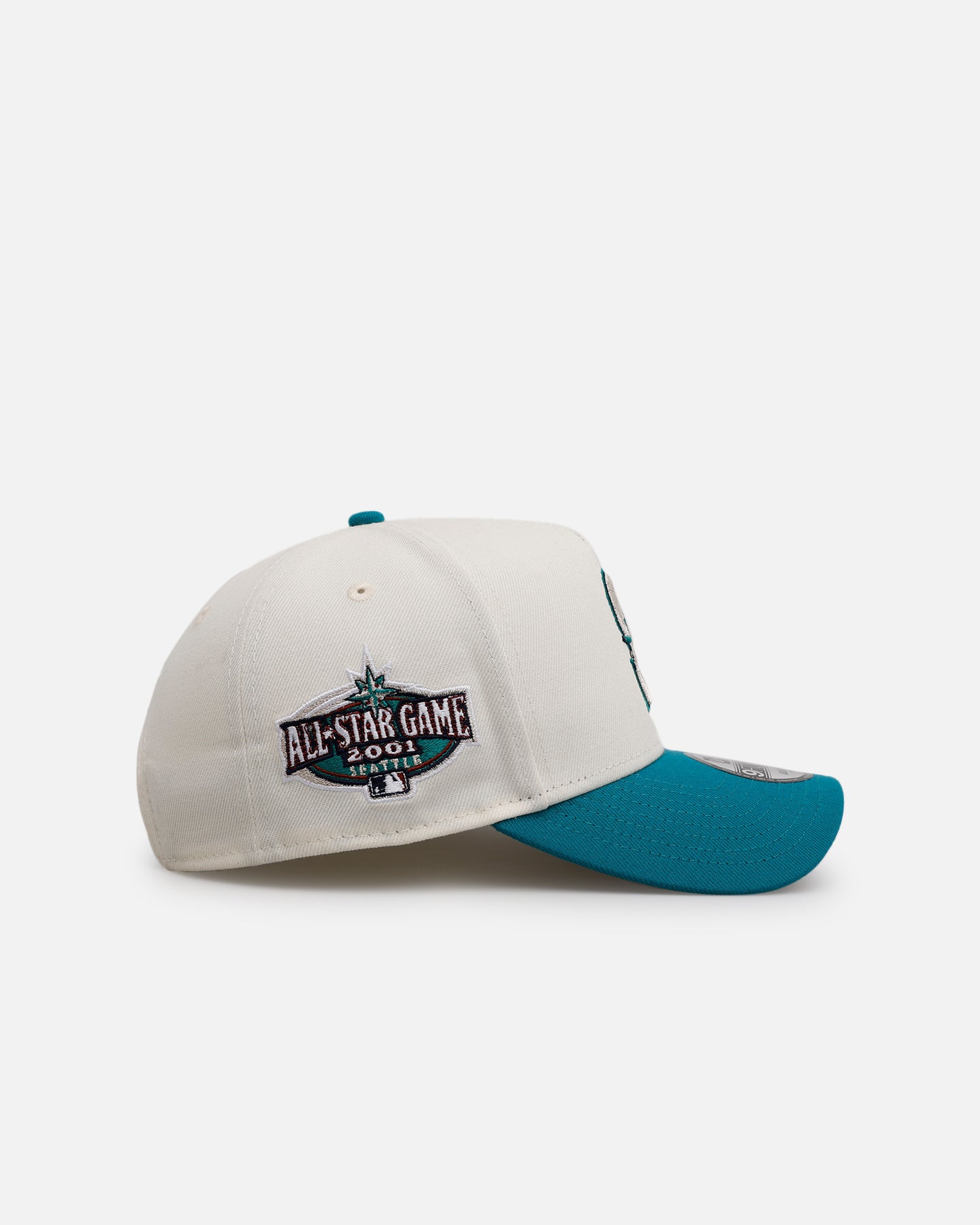 New Era Seattle Mariners 'Team Color Visor' 9FORTY A-Frame Snapback Chrome/Official Team Color、mySite、zt4zffjzw