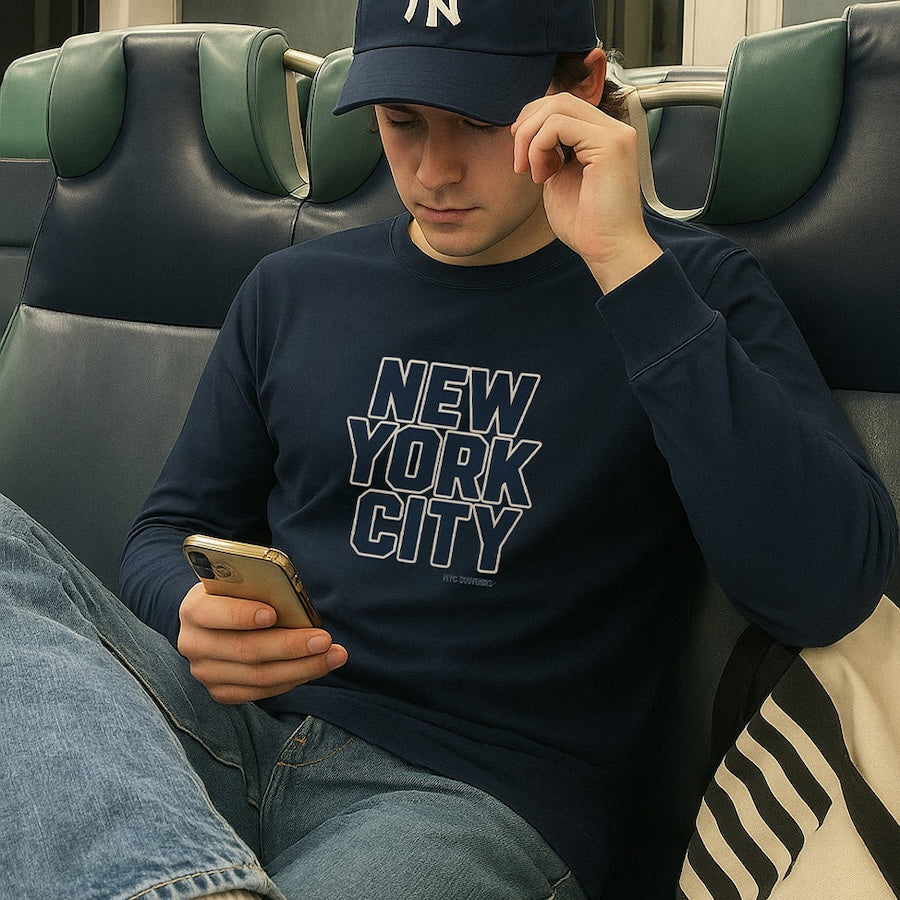 Souvenir Edit: NEW YORK CITY Varsity Block Long Sleeve、mySite、vikingsvslions