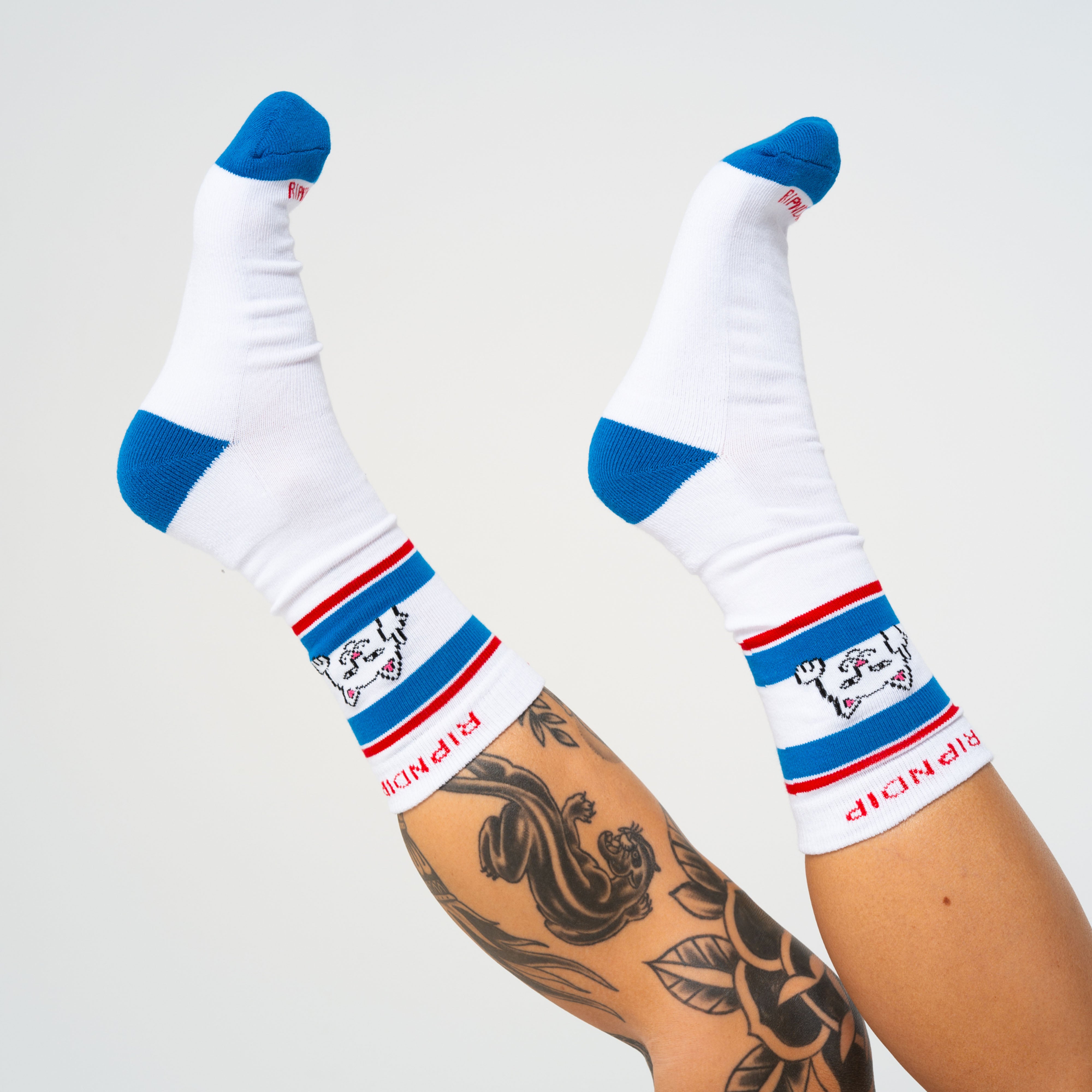  Peeking Nermal Socks (White/Blue)、mySite、merchandisen