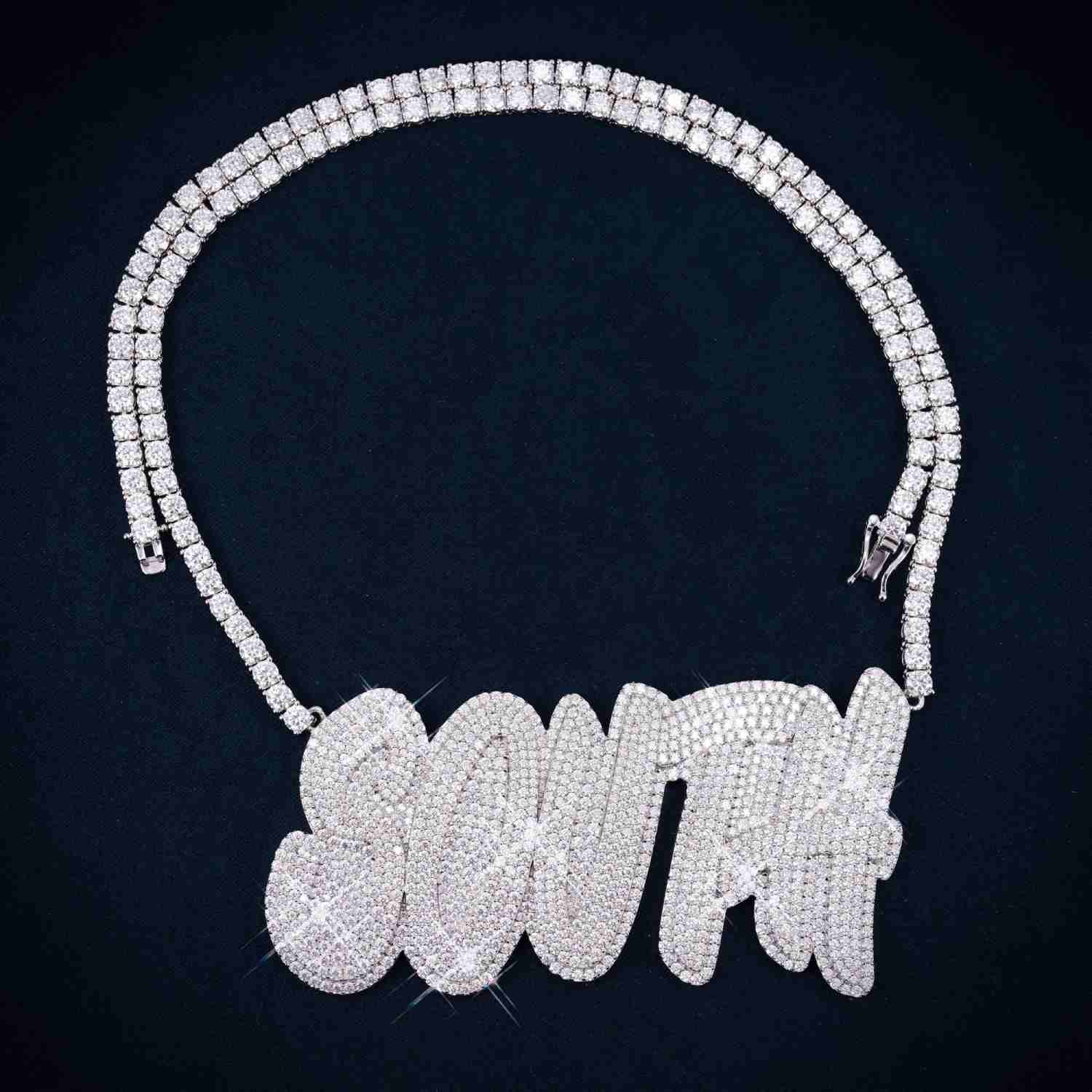 SOUTH Custom Moissanite Pendant 14K Gold、mySite、hinf8tx79