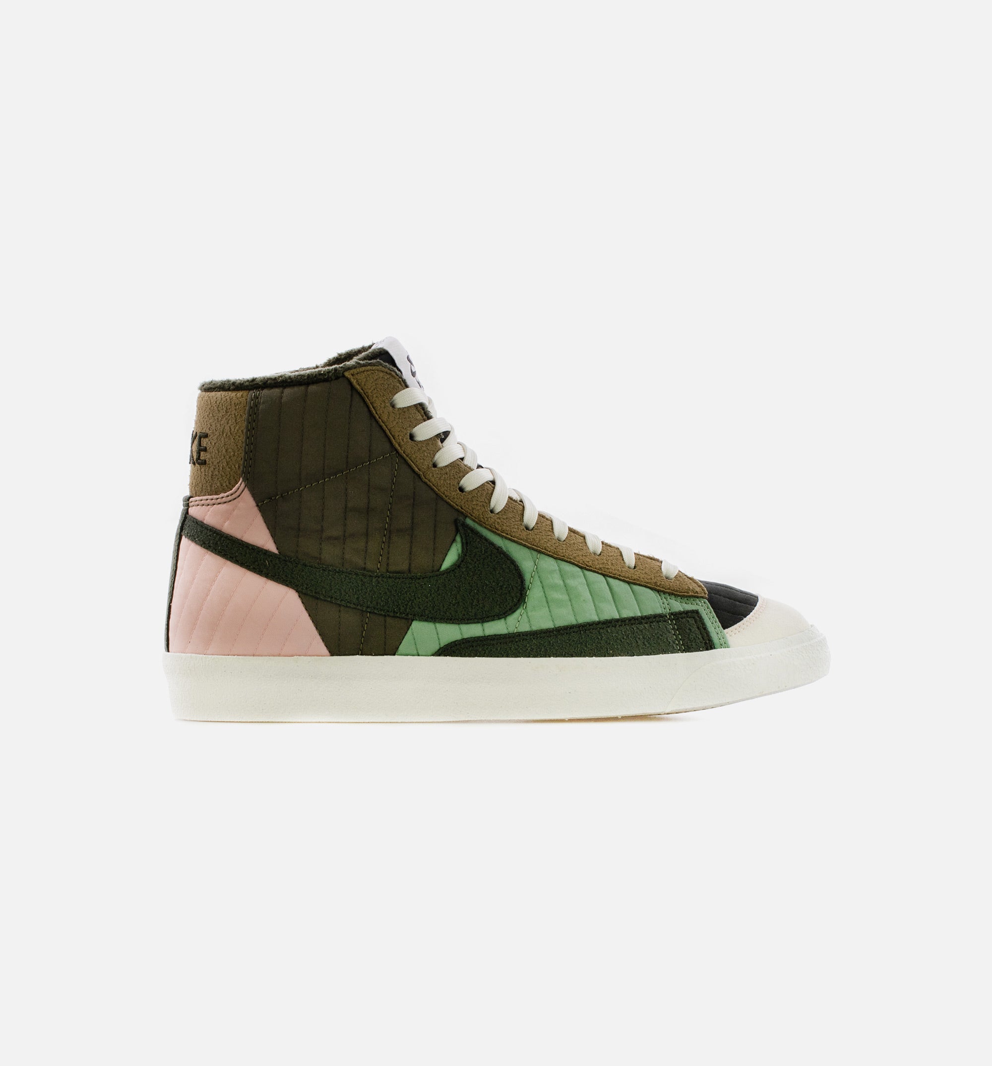 Blazer Mid '77 Sequoia Quilt Mens Lifestyle Shoe - Olive/Green/Pink、mySite、dreamappss