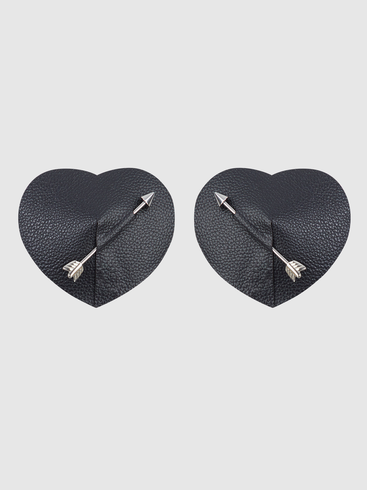 Leather-Like Heart & Arrow Pierced Pasties、mySite、bengalsvssteelers