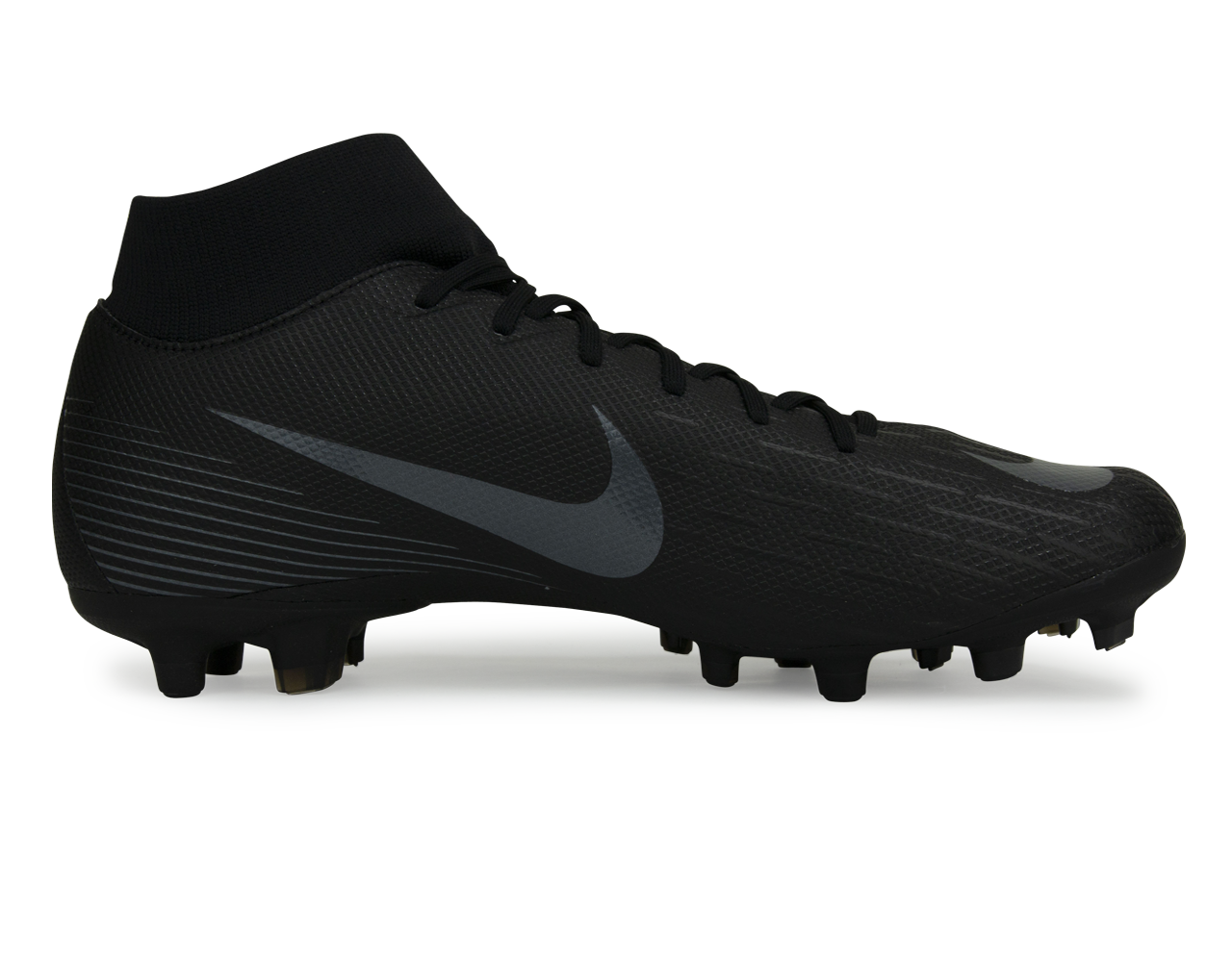Nike Men's Mercurial Superfly 6 Academy FG/MG Black/Black、mySite、noshort