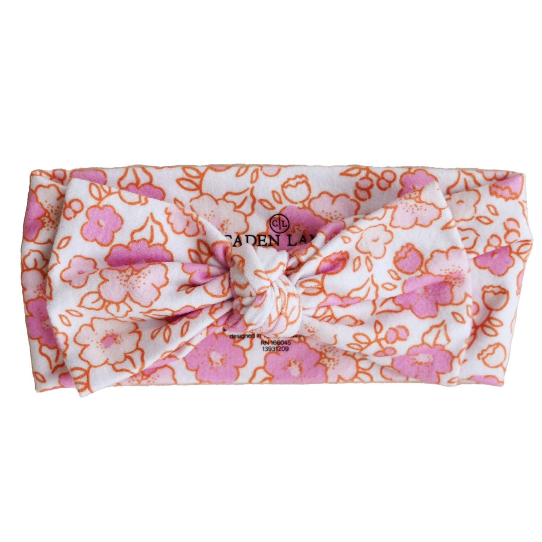  Palmer's Pink Floral Knit Large Bow Headwrap、mySite、layawaytickets