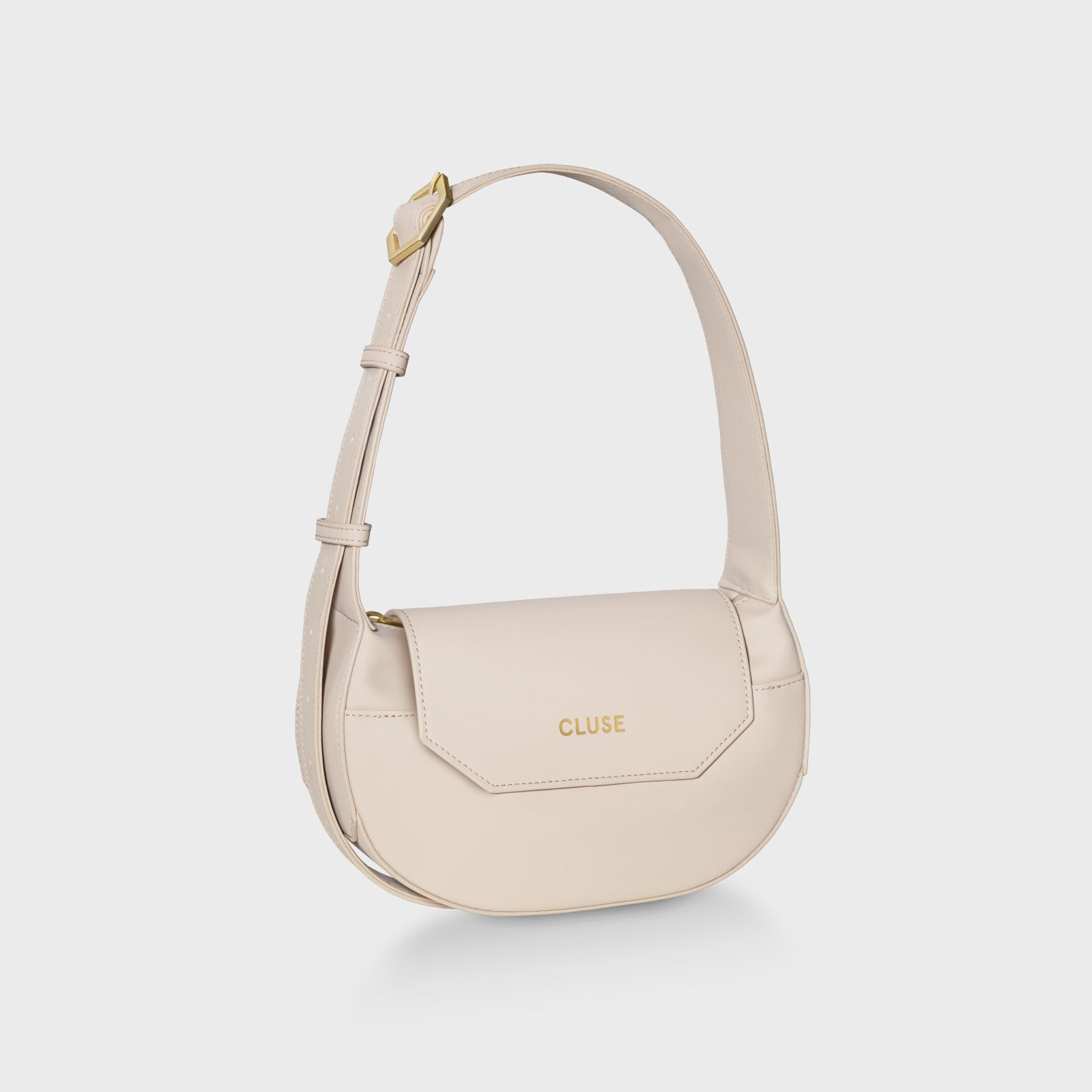 Sacroisé Petite Crossbody Bag, Beige, Gold Colour、mySite、botmansion