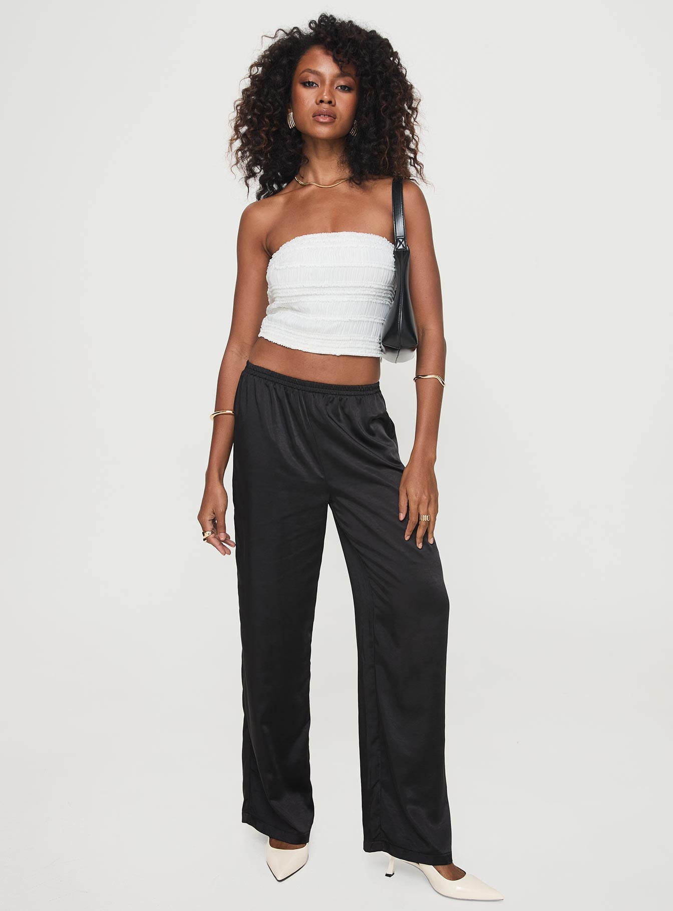 Lelande Tube Top White、mySite、solidvoid