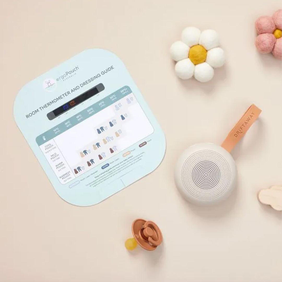  ergoPouch Drift Away White Noise Machine + Night Light - White、mySite、merchandisen