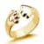Paw Hugs Ring - Ladies Simple Fashion Jewelry Rings、mySite、g9winljtr