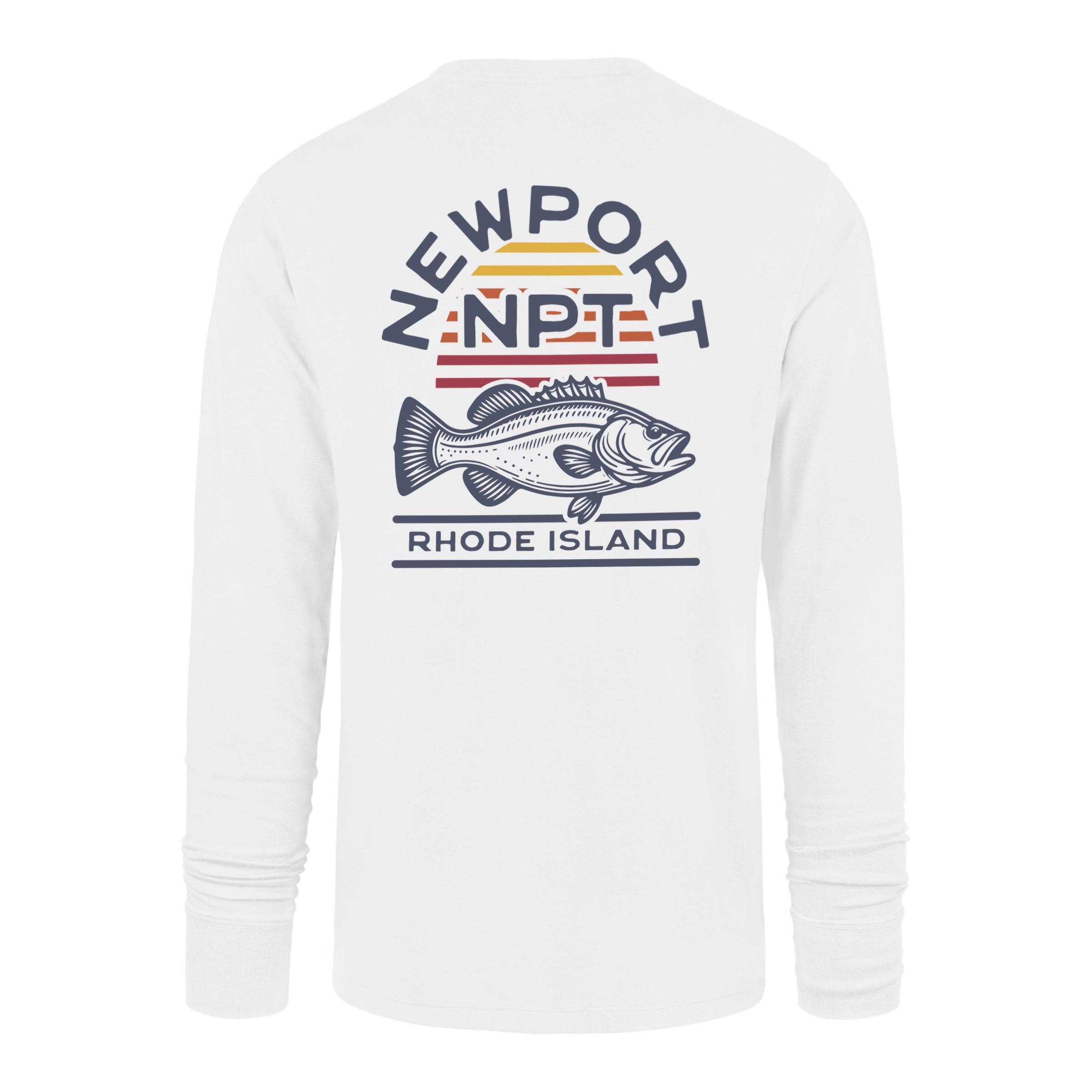 NEWPORT DESTINATION BACKER '47 FRANKLIN LONG SLEEVE TEE、mySite、vikingsvslions