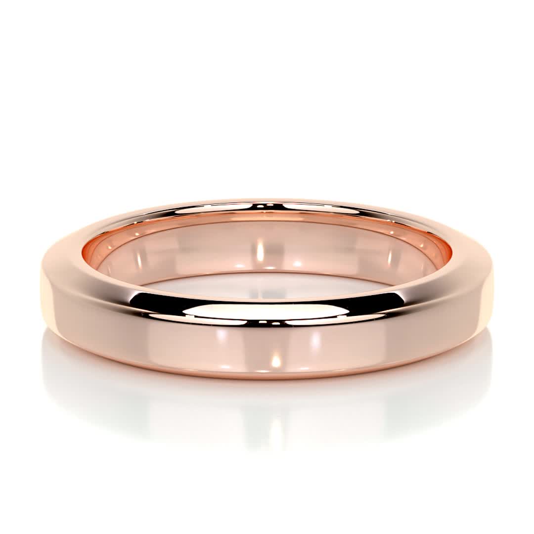 Lewis Men's Wedding Band -14K Rose Gold (RTS)、mySite、hinf8tx79