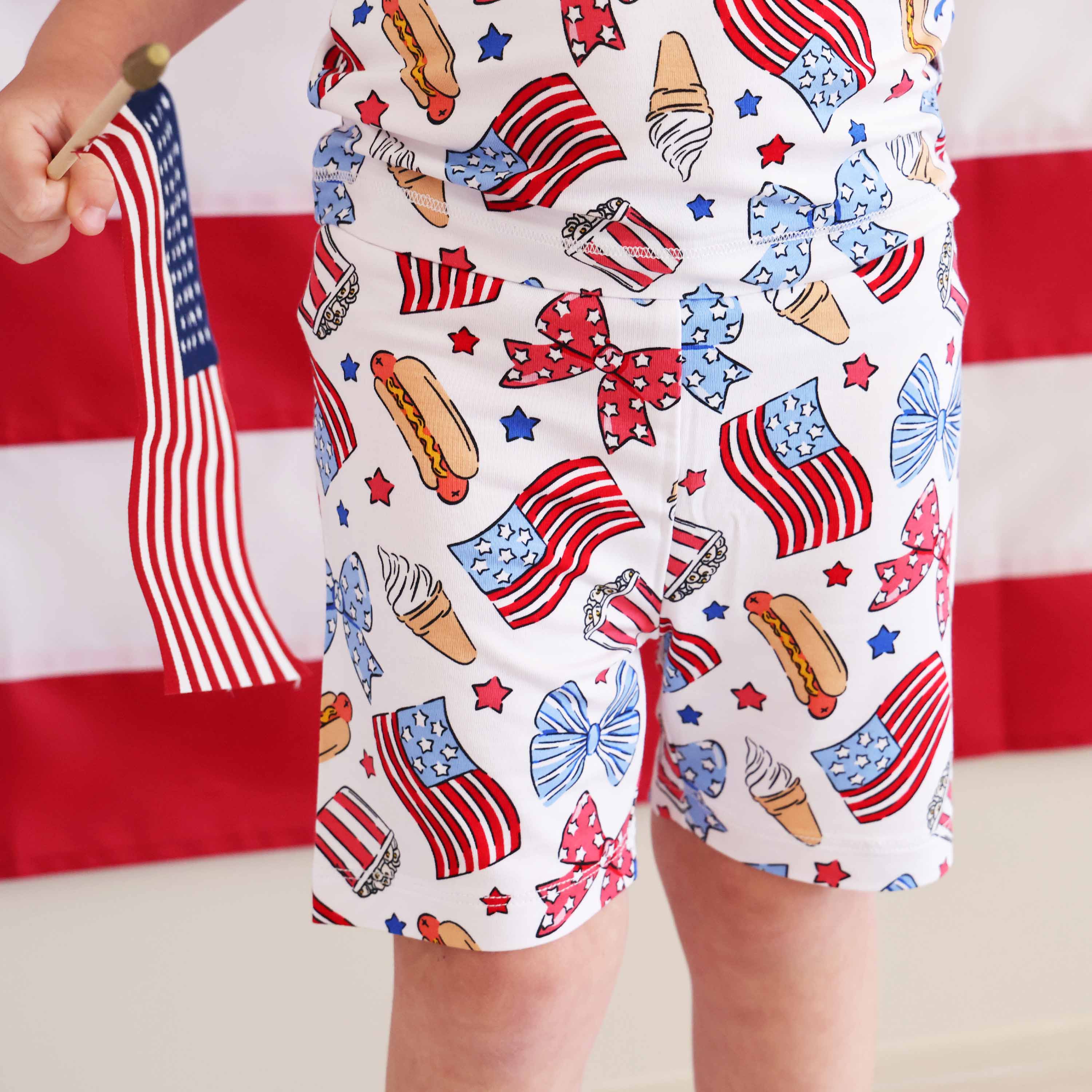  Two Piece Short Pajama Set | Party in the USA Bows、mySite、layawaytickets