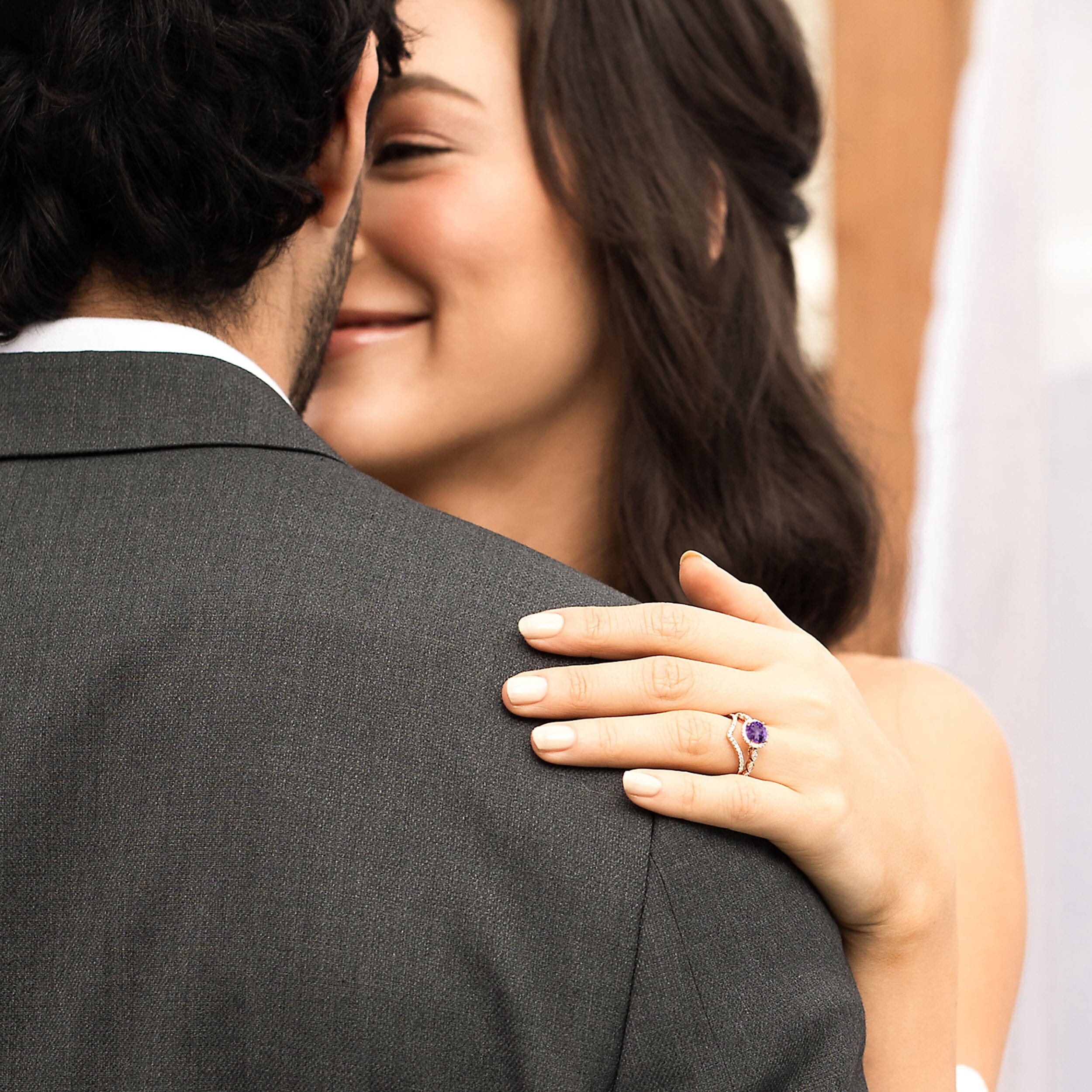 Amethyst Lab Diamond Ring - Soulmate、mySite、hinf8tx79