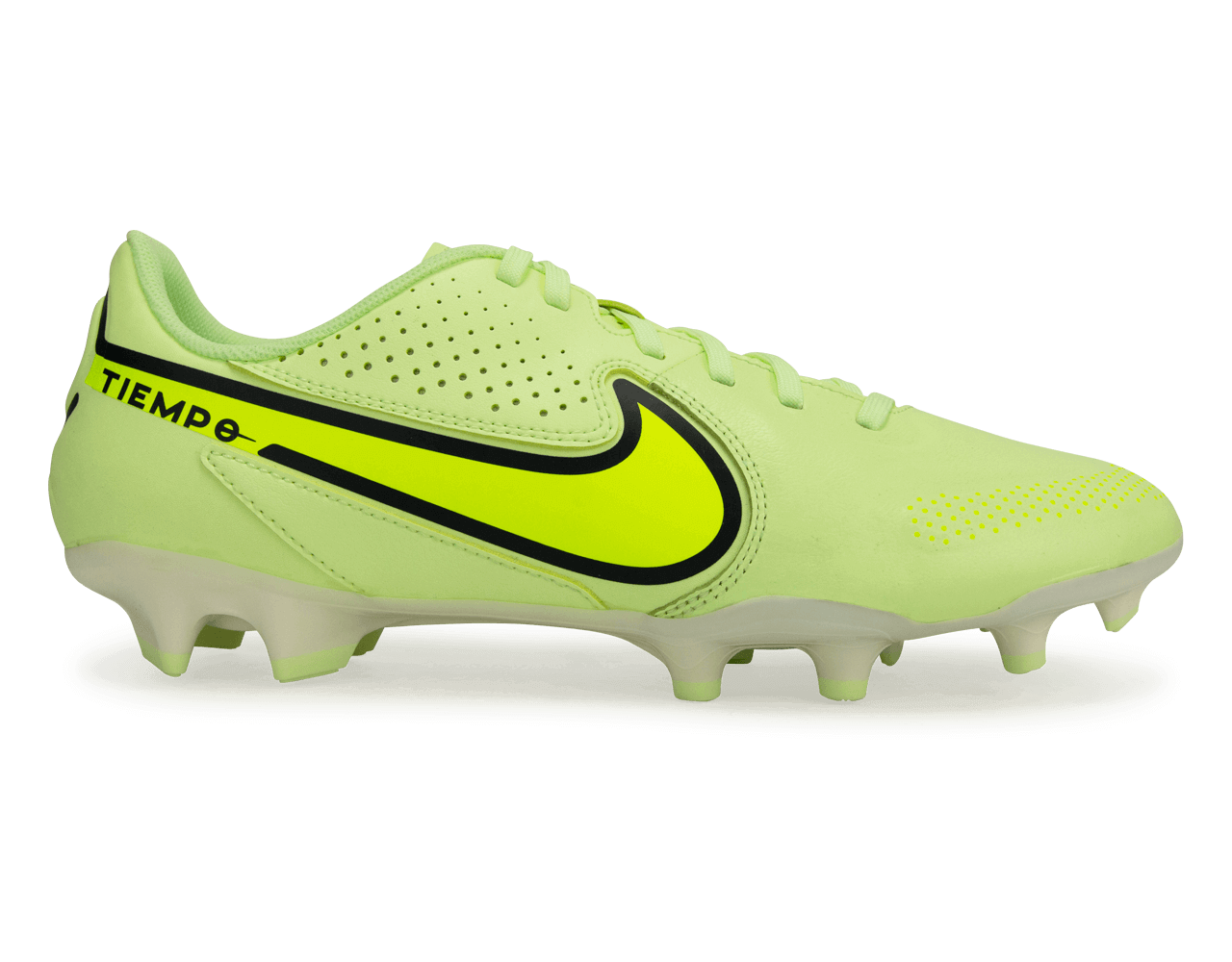 Nike Men's Tiempo Legend 9 Academy FG/MG Volt/White、mySite、bottomscart
