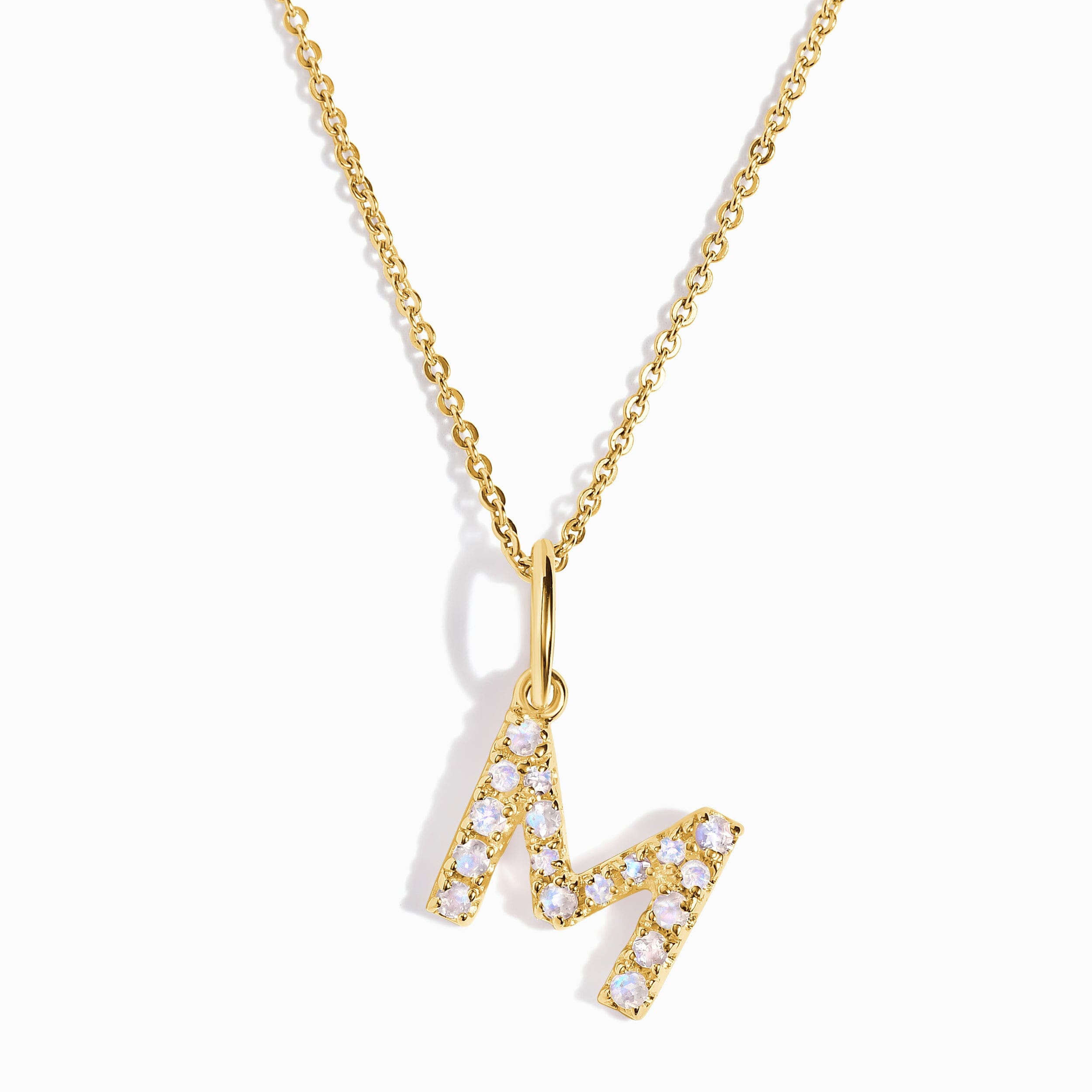 Moonstone Necklace - Alphabet、mySite、hinf8tx79