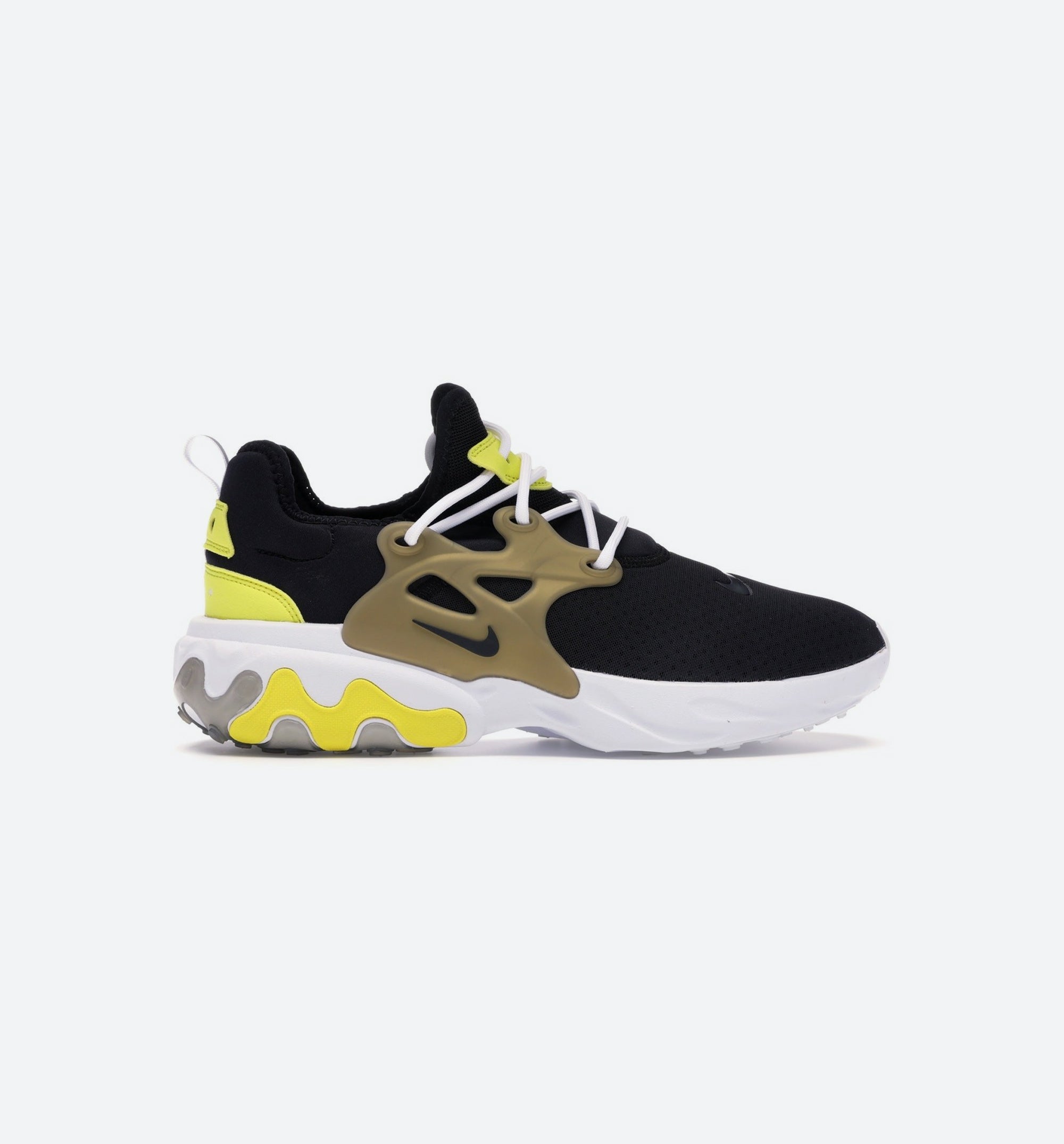 React Presto Mens Running Shoe - Black/Yellow、mySite、dreamappss