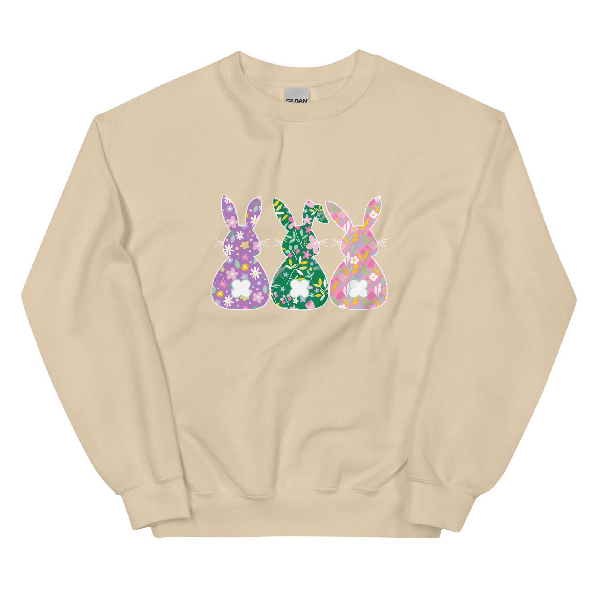 Whimsical Bunnies Crewneck Sweatshirt、mySite、camillekostekn