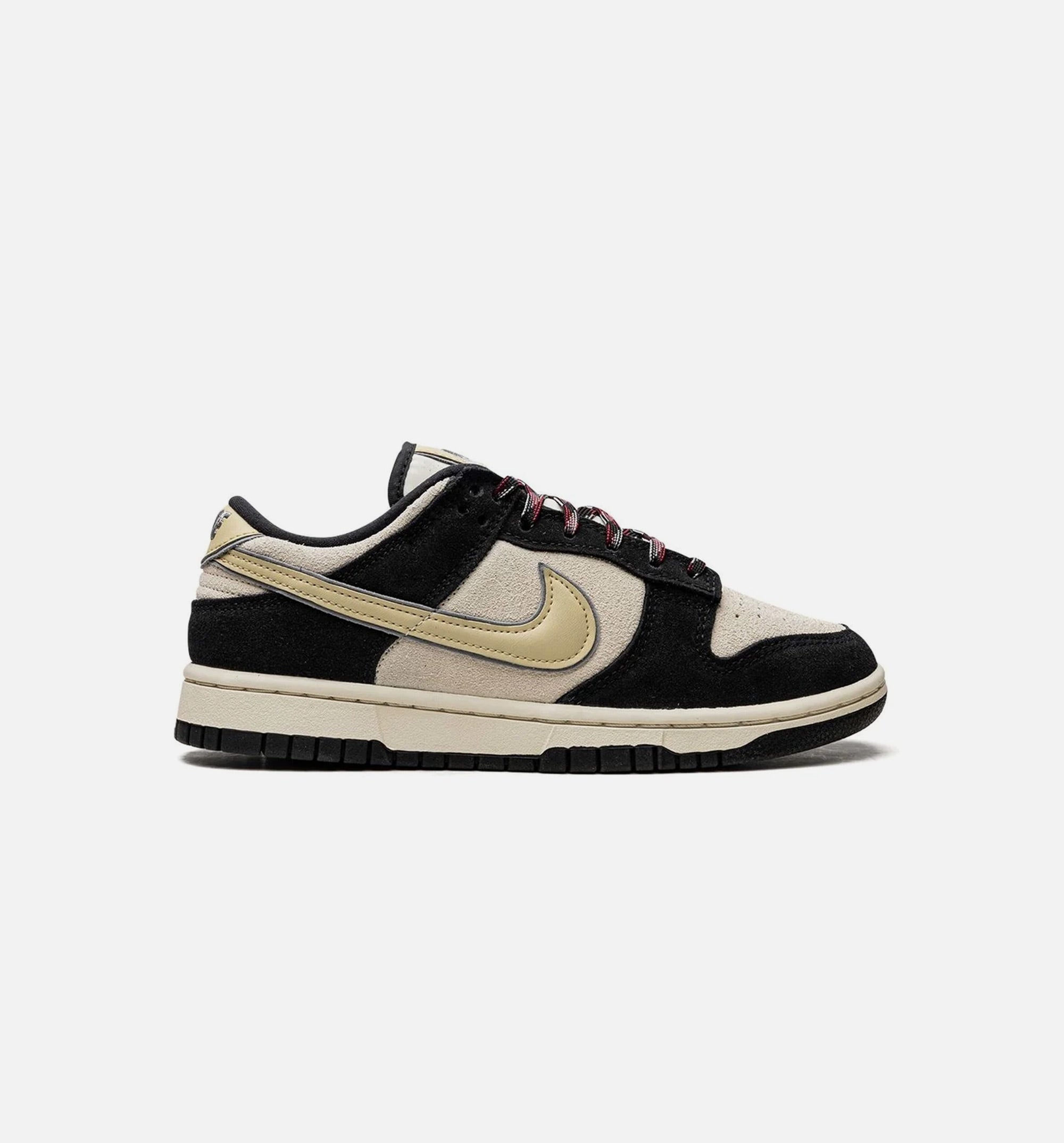 Dunk Low Black Suede Womens Lifestyle Shoe - Black/White、mySite、dreamappss