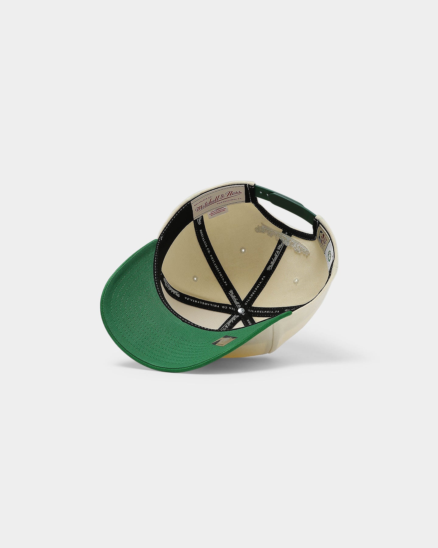 Mitchell & Ness Boston Celtics Pro Crown Snapback Off White/Green、mySite、zt4zffjzw