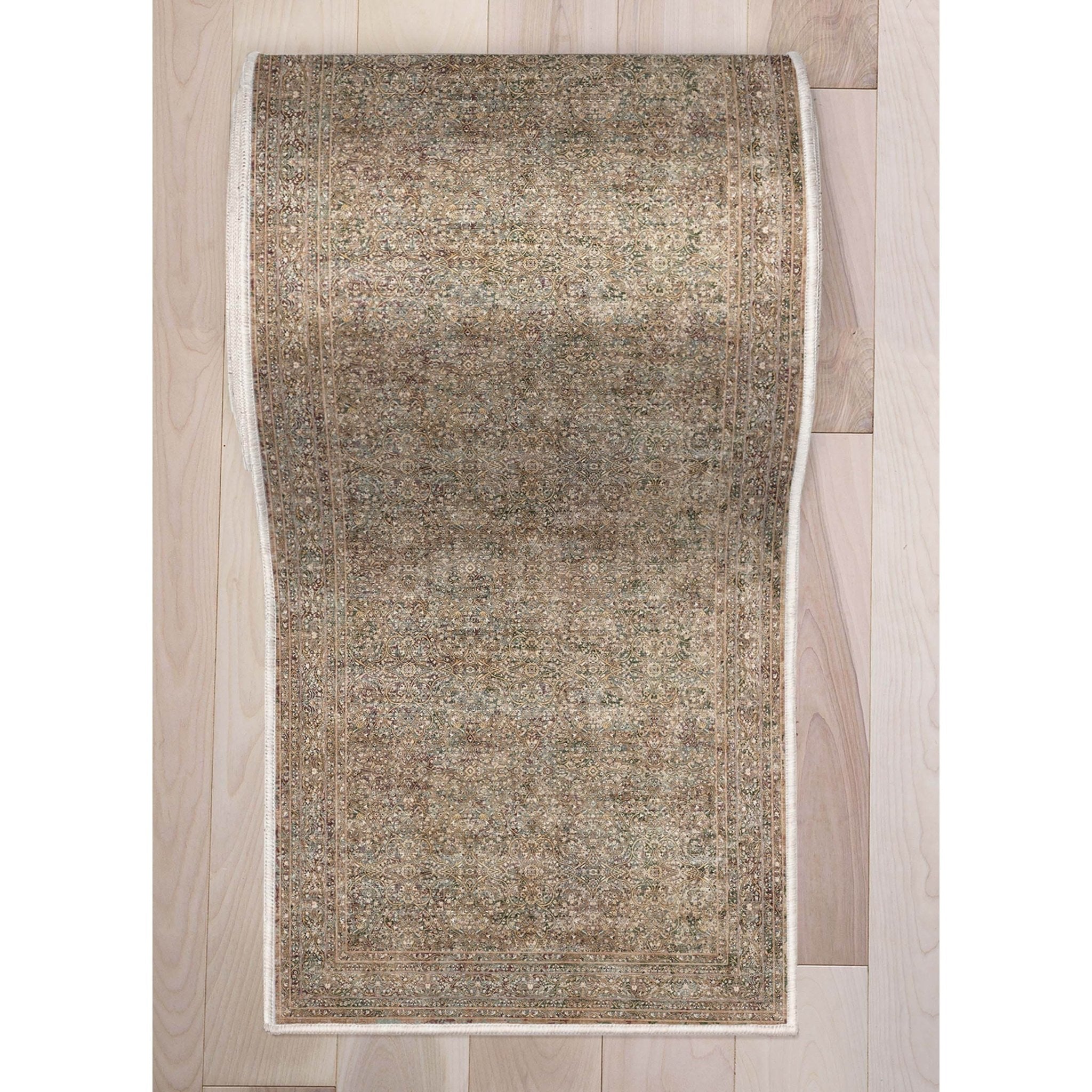 Custom Size Runner Juliette Vintage Persian Oriental Beige Choose Your Width x Choose Your Length Hallway Runner Rug、mySite、gigharbornorthrealestate