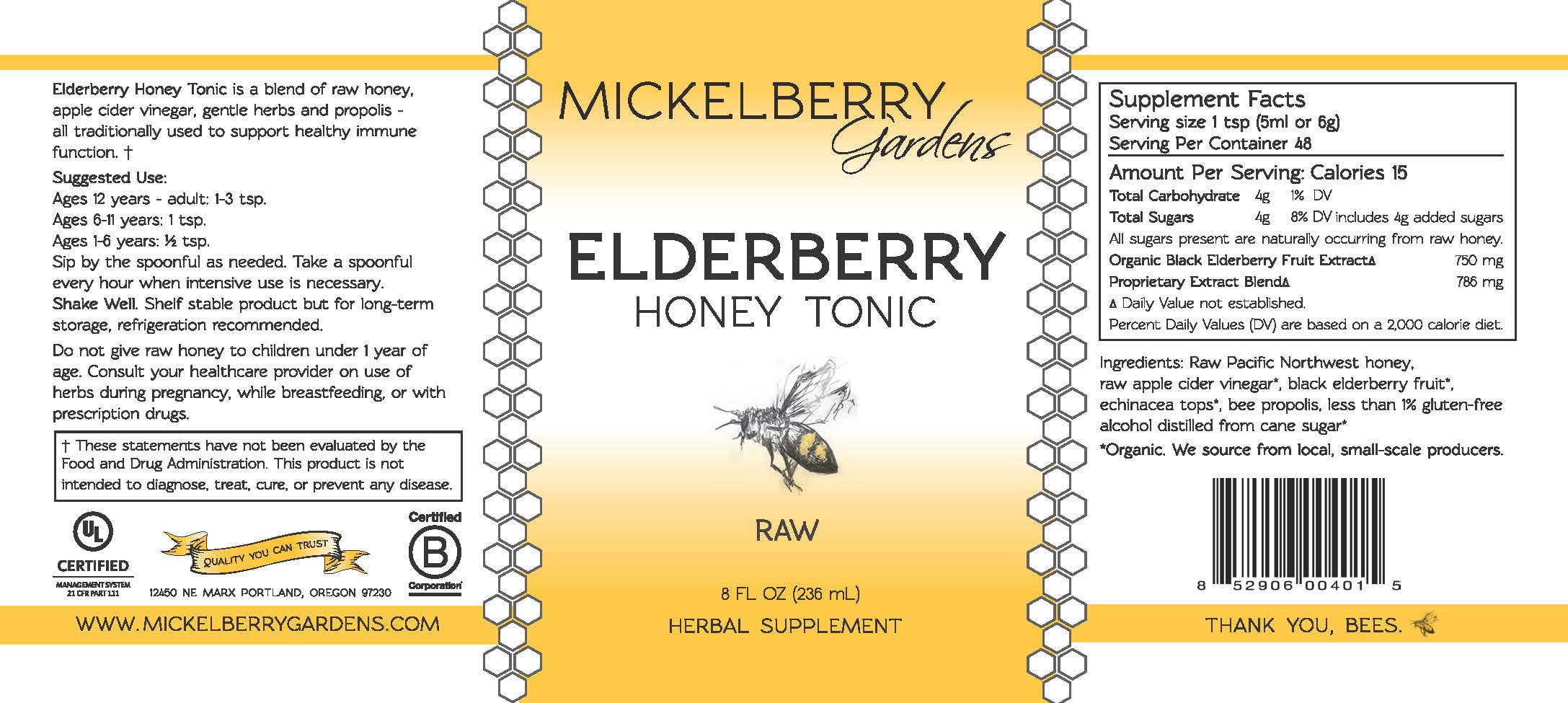 Elderberry Honey Tonic、mySite、gigharbornorthrealestate