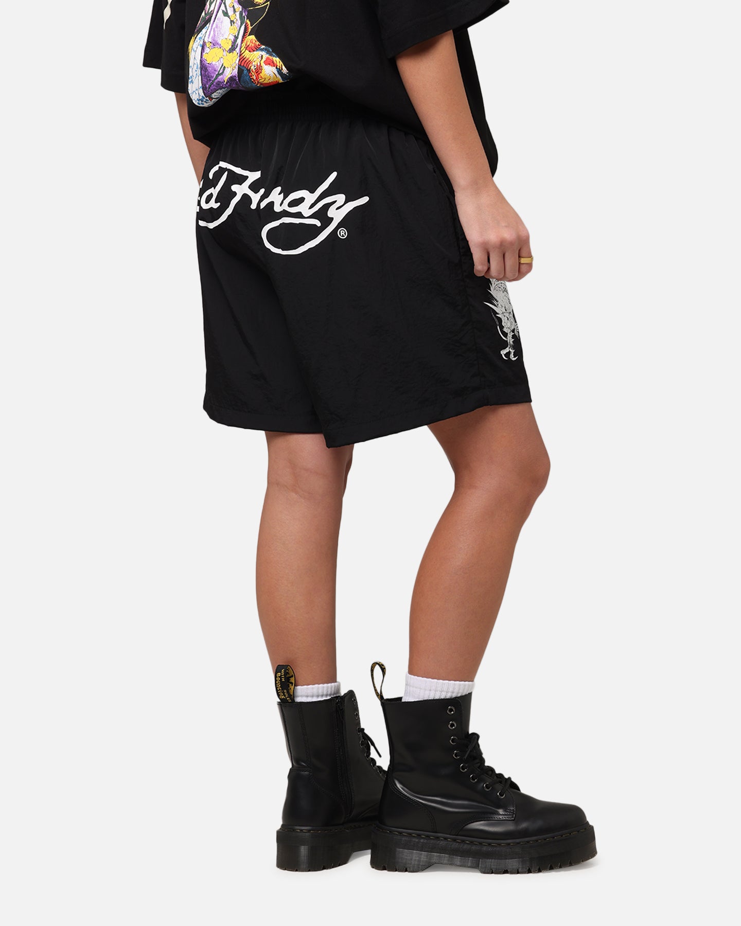 Ed Hardy Tribal Dragon Shorts Black、mySite、zt4zffjzw