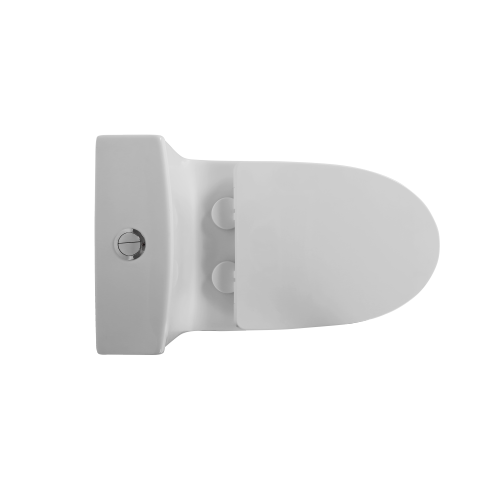 1.1/1.6 GPF Elongated Comfort Height Floor Mounted One-Piece Toilet, CUPC Certified, WaterSense Cetified, Ceramic, White Color, Soft Close Seat、、xpatfood