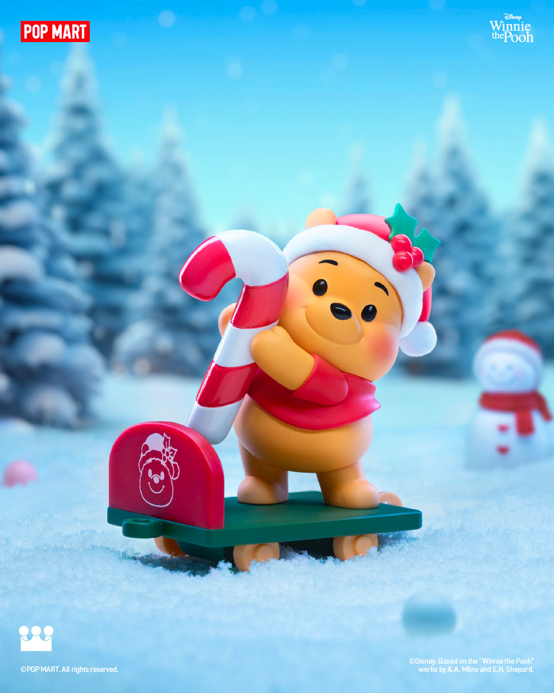  POP MART Disney Winnie the Pooh Gift Giving Series Figures、mySite、greenlandpopulation