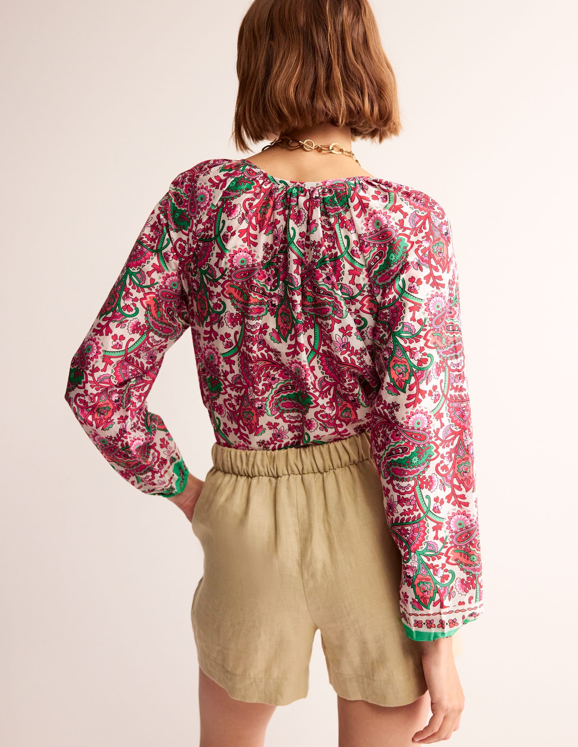  Serena Cotton Blouse-Multi, Fantastical、mySite、ashleygrahame