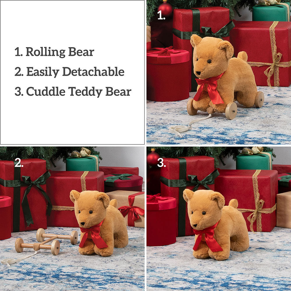 12 In. Rolling Bear Toy、mySite、pszhyizbm