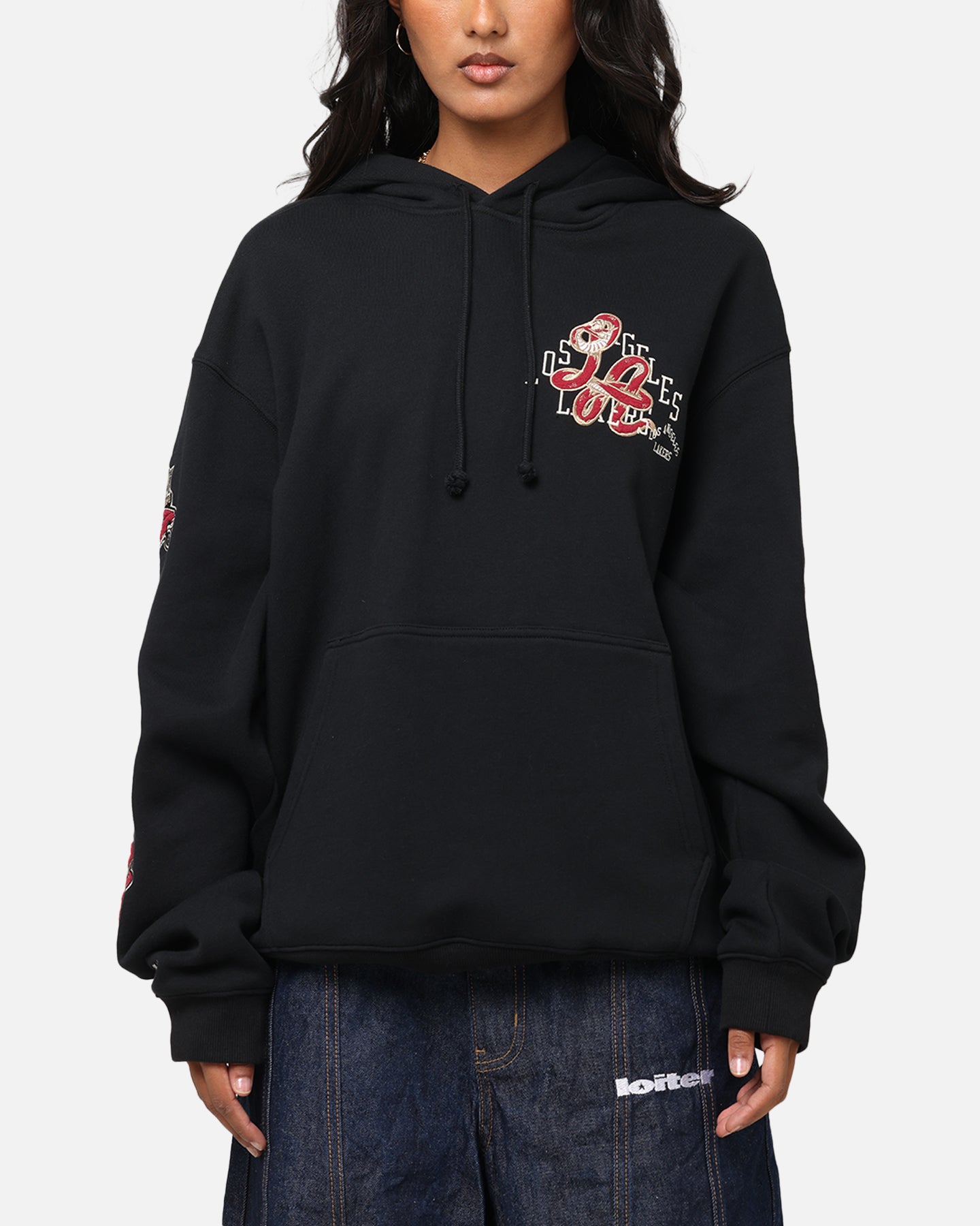 Mitchell & Ness LA Lakers First Team Gold Hoodie Faded Black、mySite、zt4zffjzw