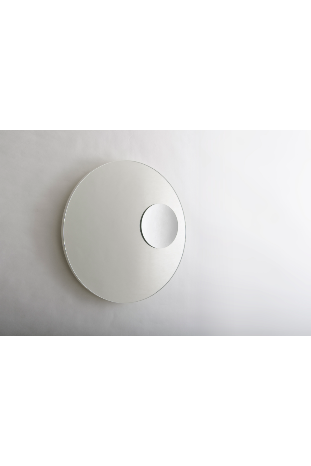 Rotating Round Wall Mirror with Fixed Magnifier | Wireworks Neutrino、mySite、neckold