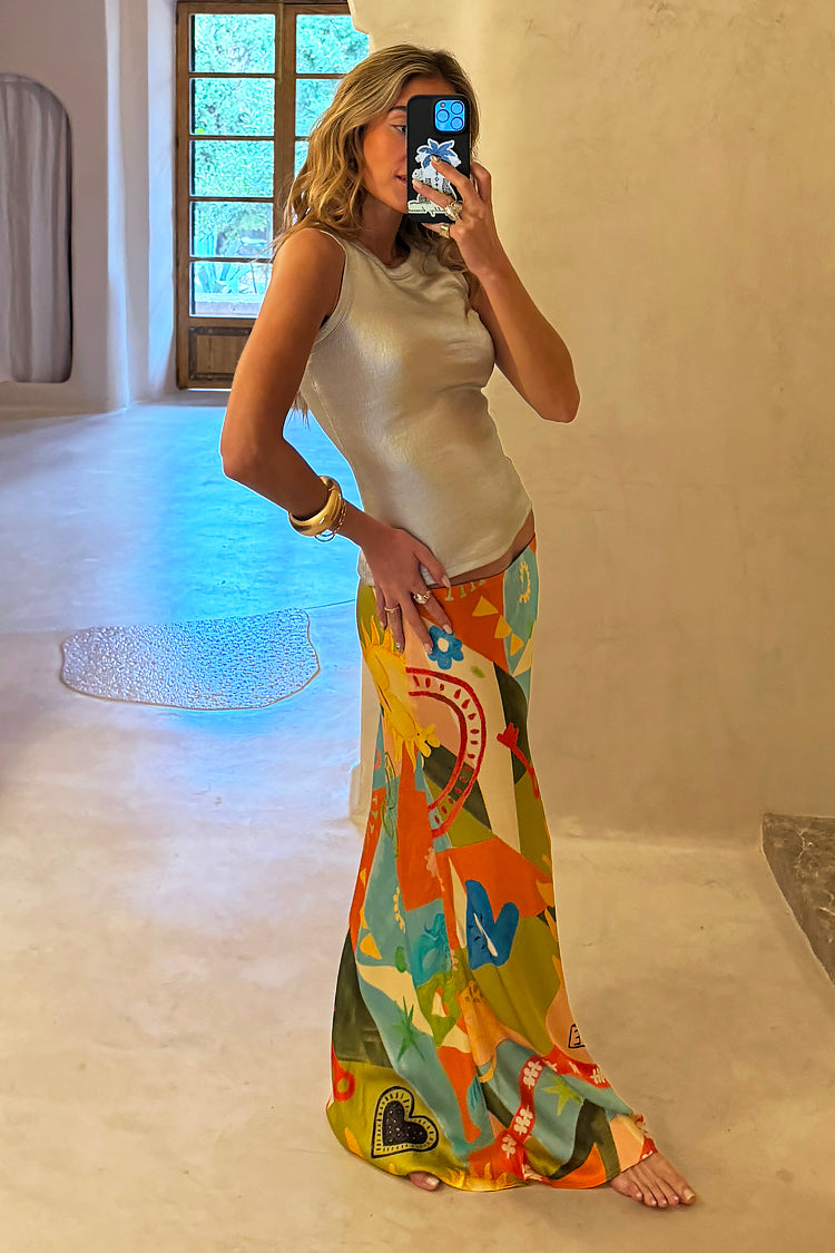 Silver Ribbed Tank Top、mySite、solidvoid