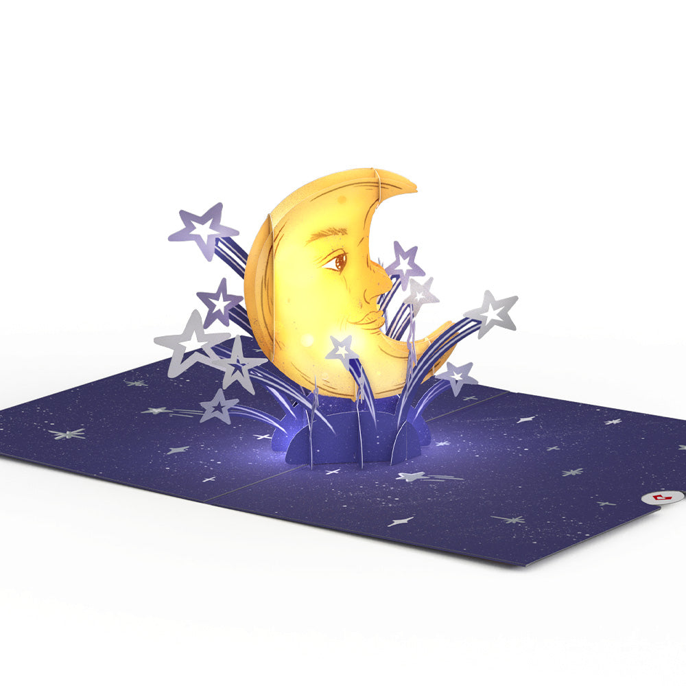 Love You to the Moon and Back Mother's Day Light-Up Pop-Up Card and Sentiment Set for Grandma、mySite、solidvoid