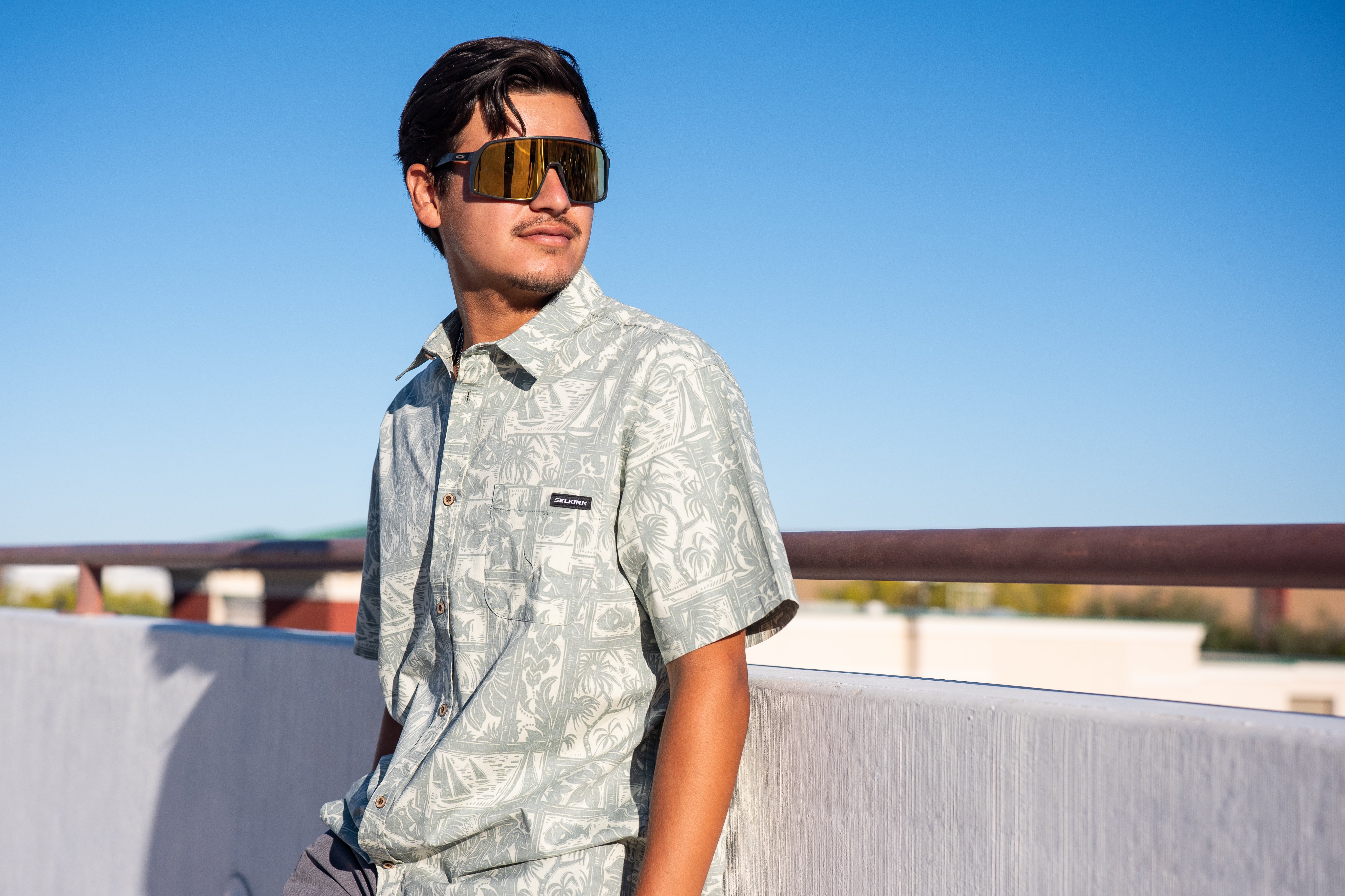 Owen Collection Men’s Offshore Short Sleeve Button Down、mySite、noshort