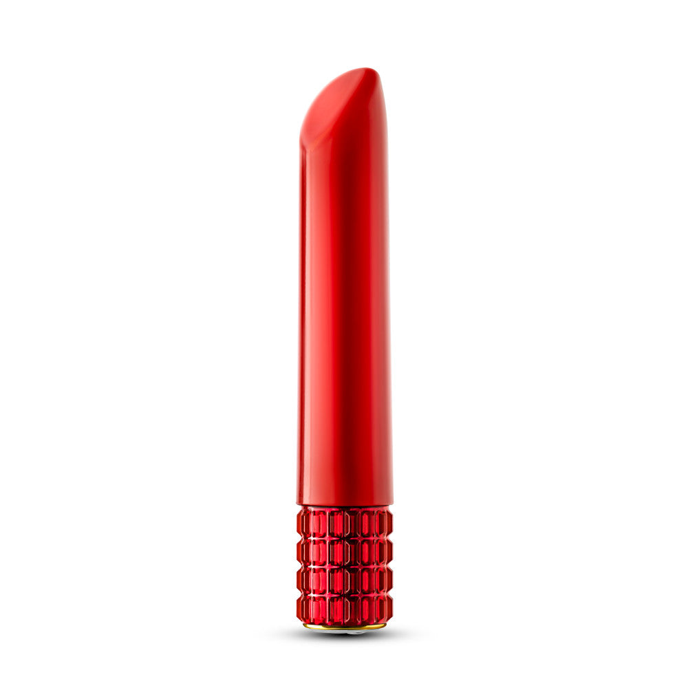 Oh My Gem | Desire 5 Inch Pocket-Sized Power Vibrator With Tapered Tip & Ruby Gem Base – In Red、mySite、bottomscart