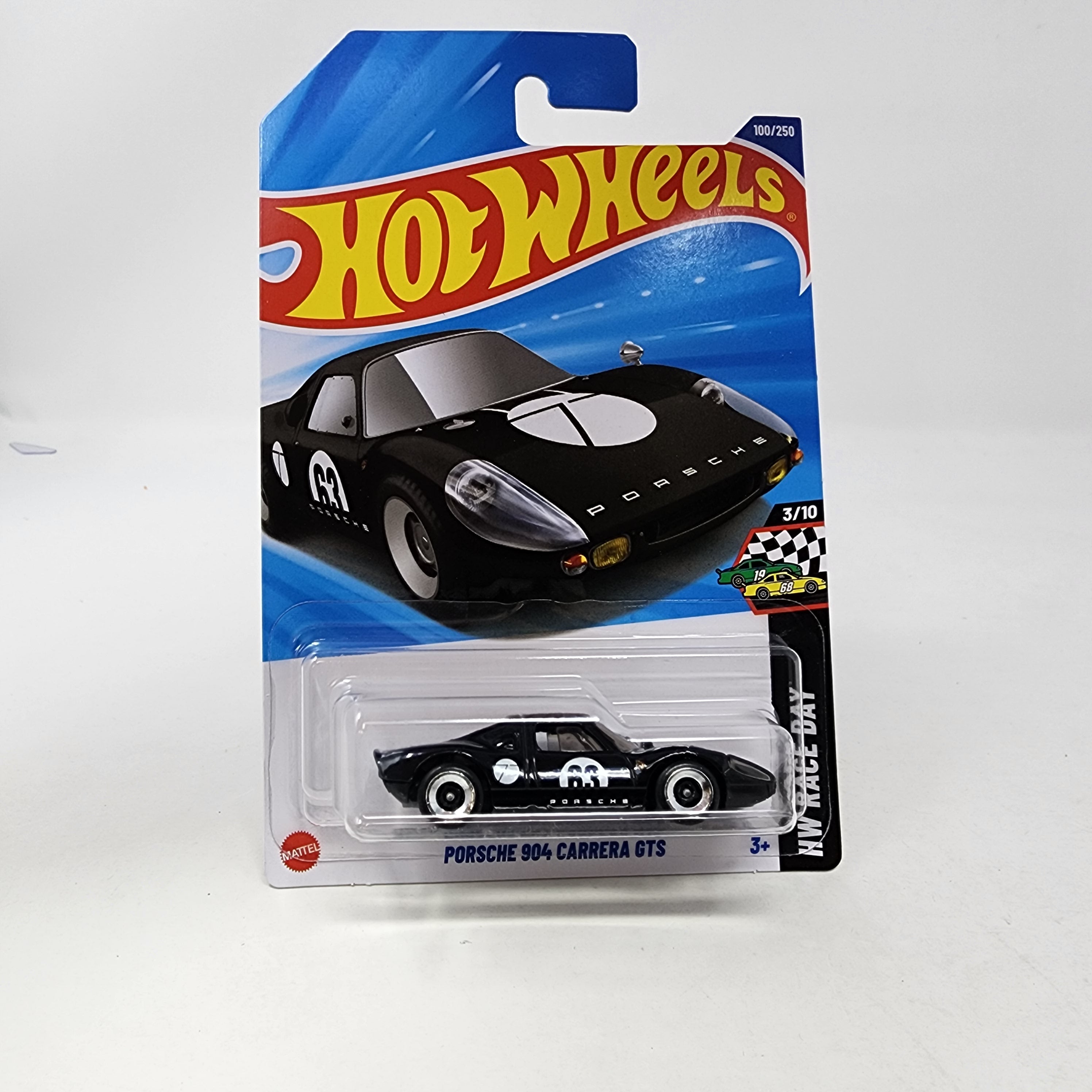 Porsche 904 Carrera GTS #100 * BLACK * 2025 Hot Wheels NEW! L Case、mySite、hgirdovlk