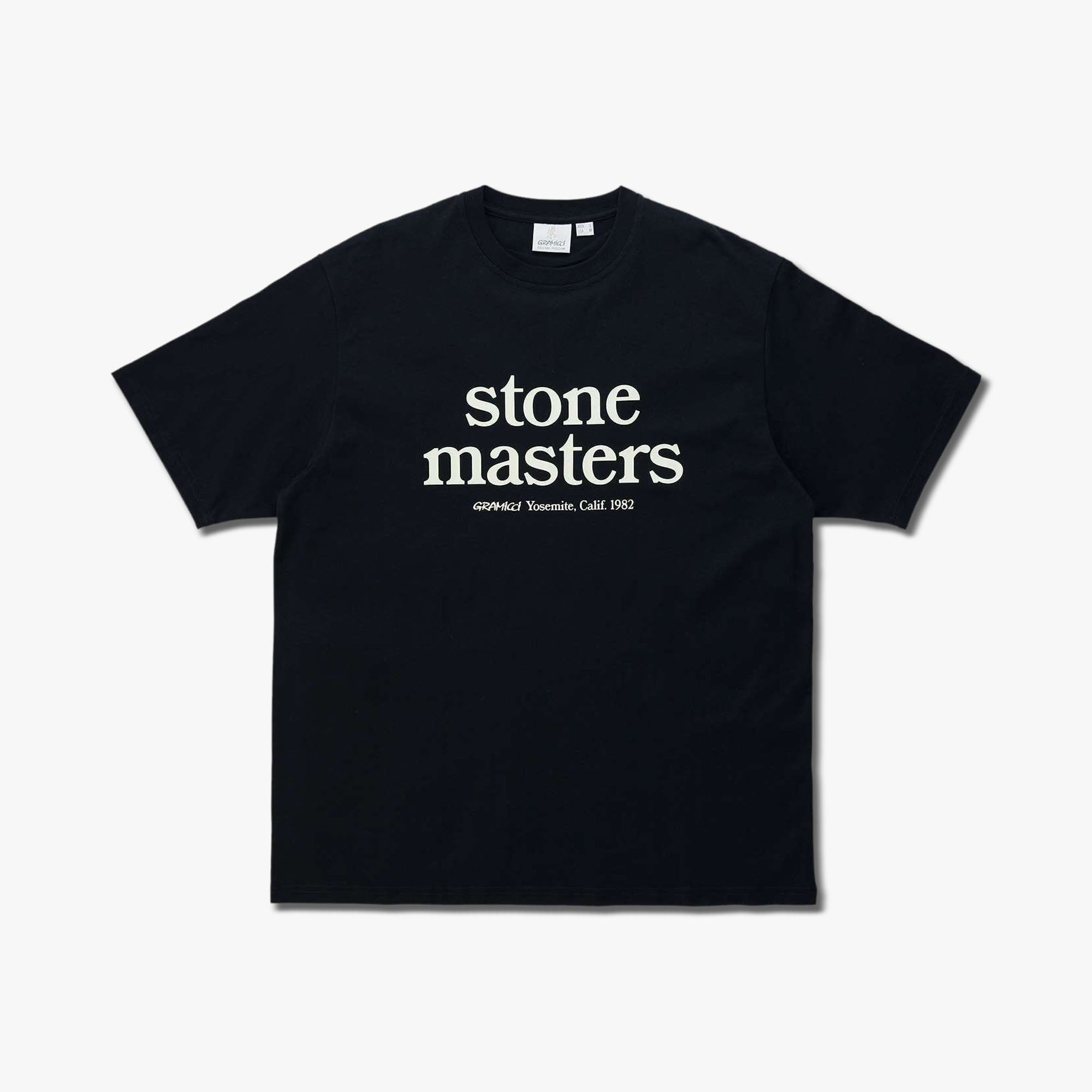  Gramicci Stonemasters T-Shirt Black、mySite、merchandisen