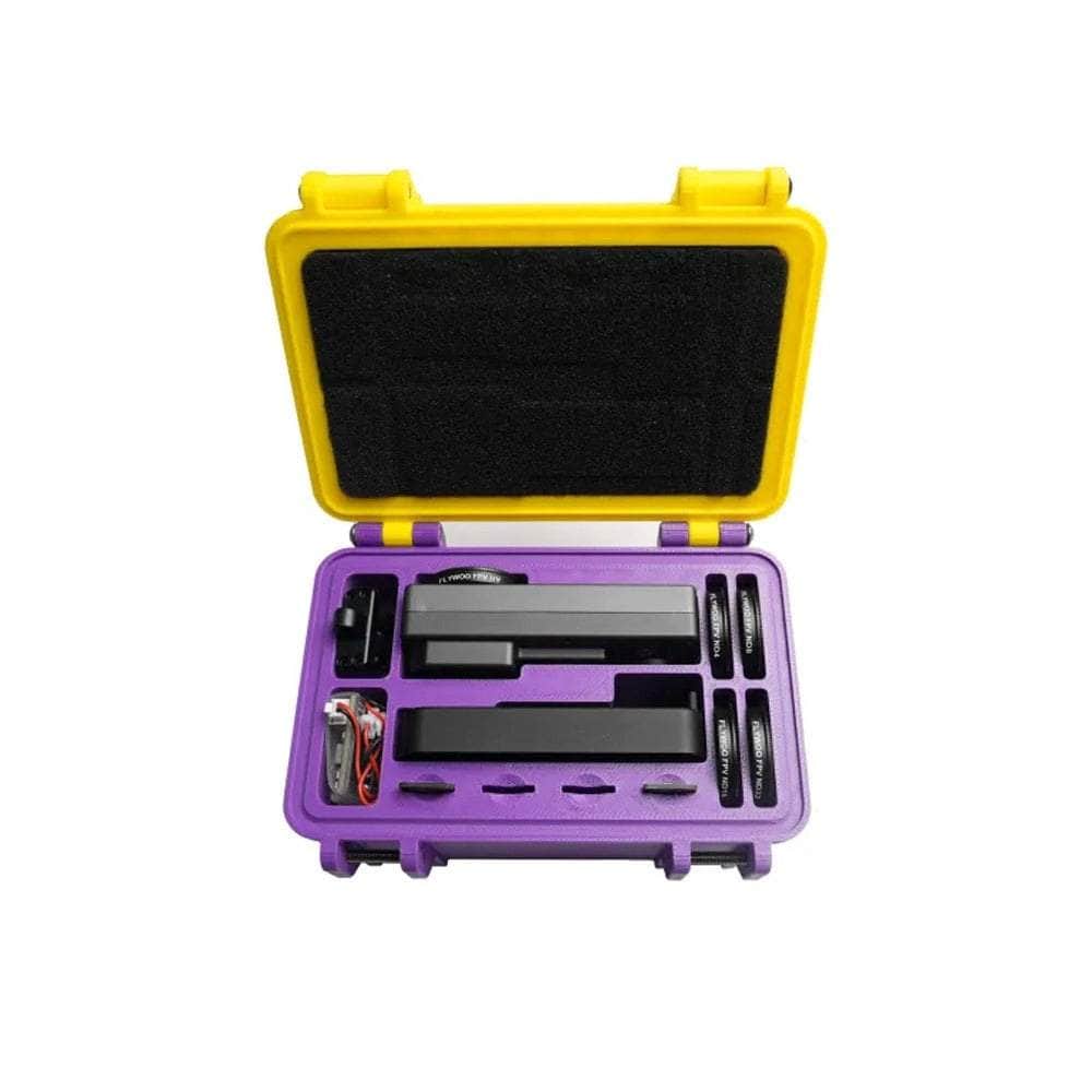  Flywoo 3D Printed Storage Box for Flywoo Naked GoPro 2.0/2.1 - Yellow/Purple、mySite、merchandisen