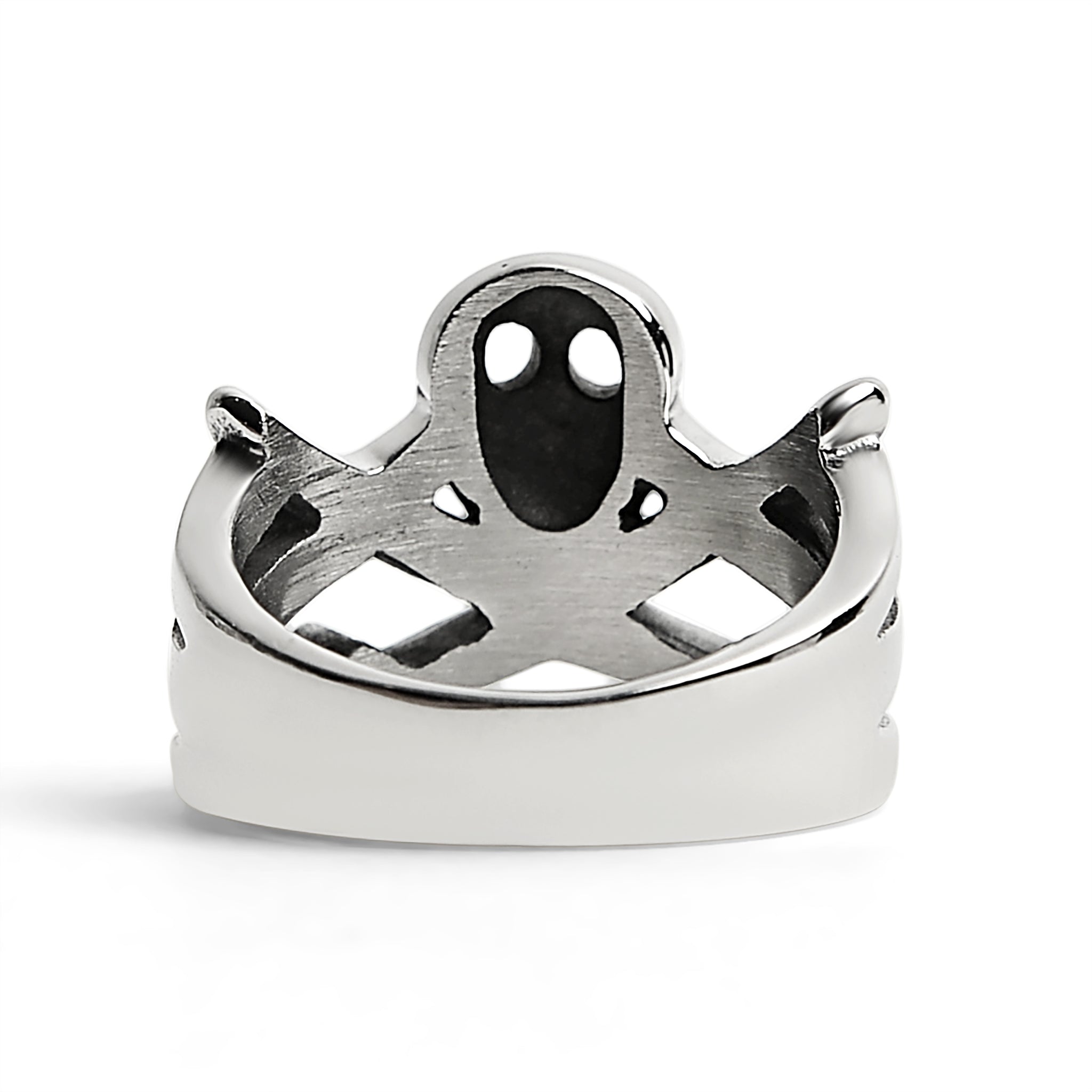 Stainless Steel Pirate Jolly Roger Skull With Crossed Swords Ring / SCR4095、mySite、dreamappss