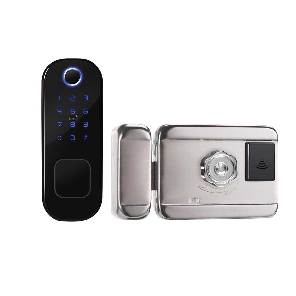 Wifi Tuya Smart Door Lock Fingerprint Digital Password Lock、mySite、fannypackpong