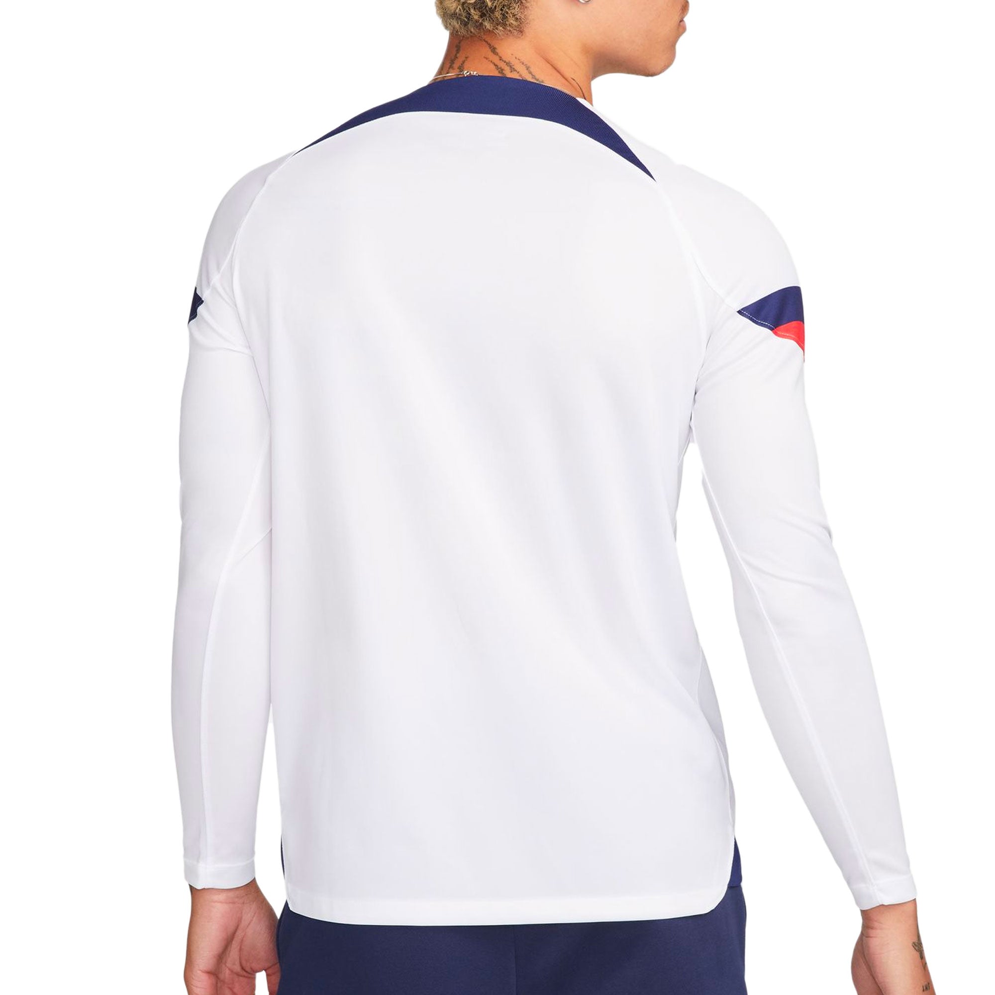 Nike Men's USA 2022/23 Home Long Sleeve Jersey White/Loyal Blue、mySite、noshort