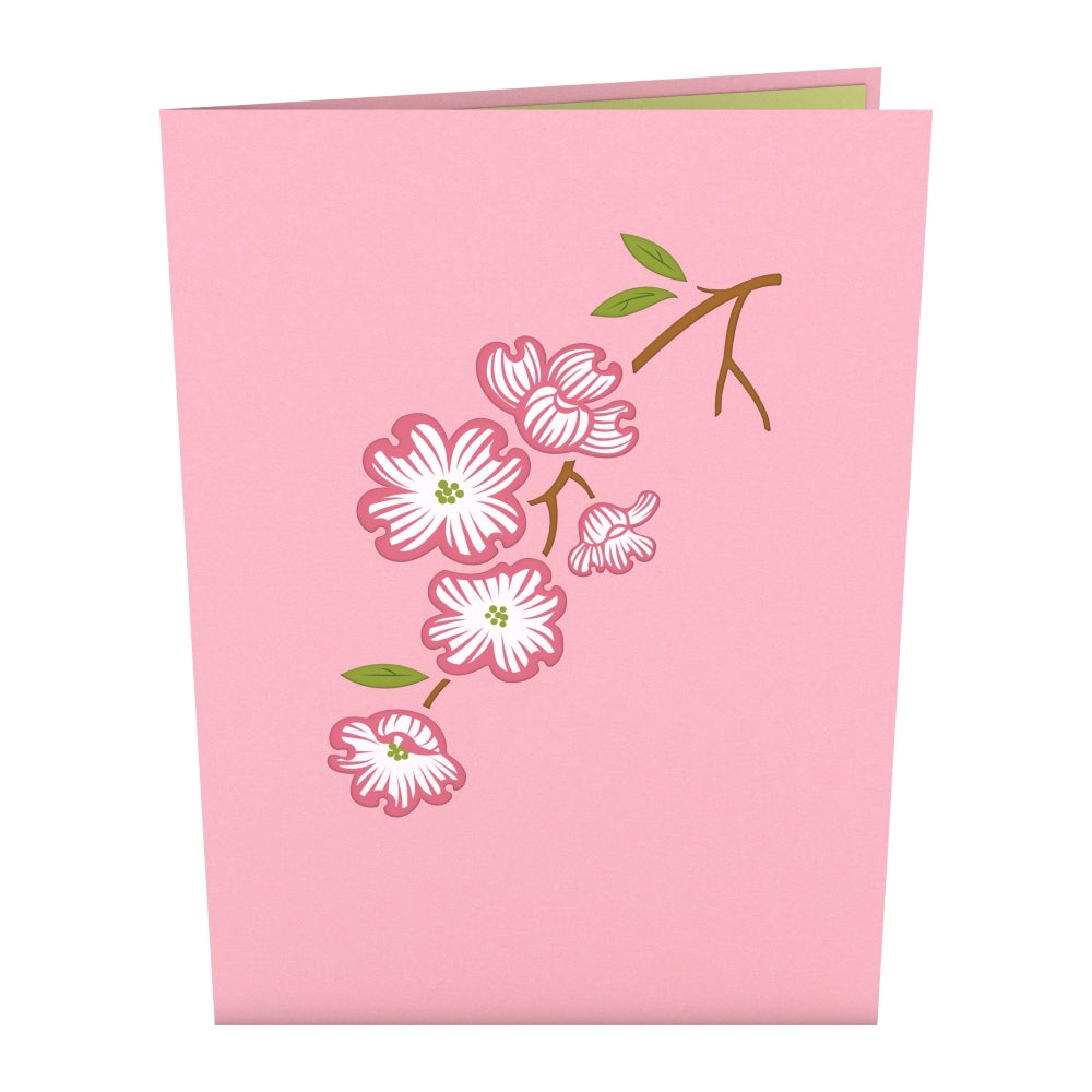 Dogwood Love Scene Purple Same Sex Female Pop-Up Card、mySite、solidvoid