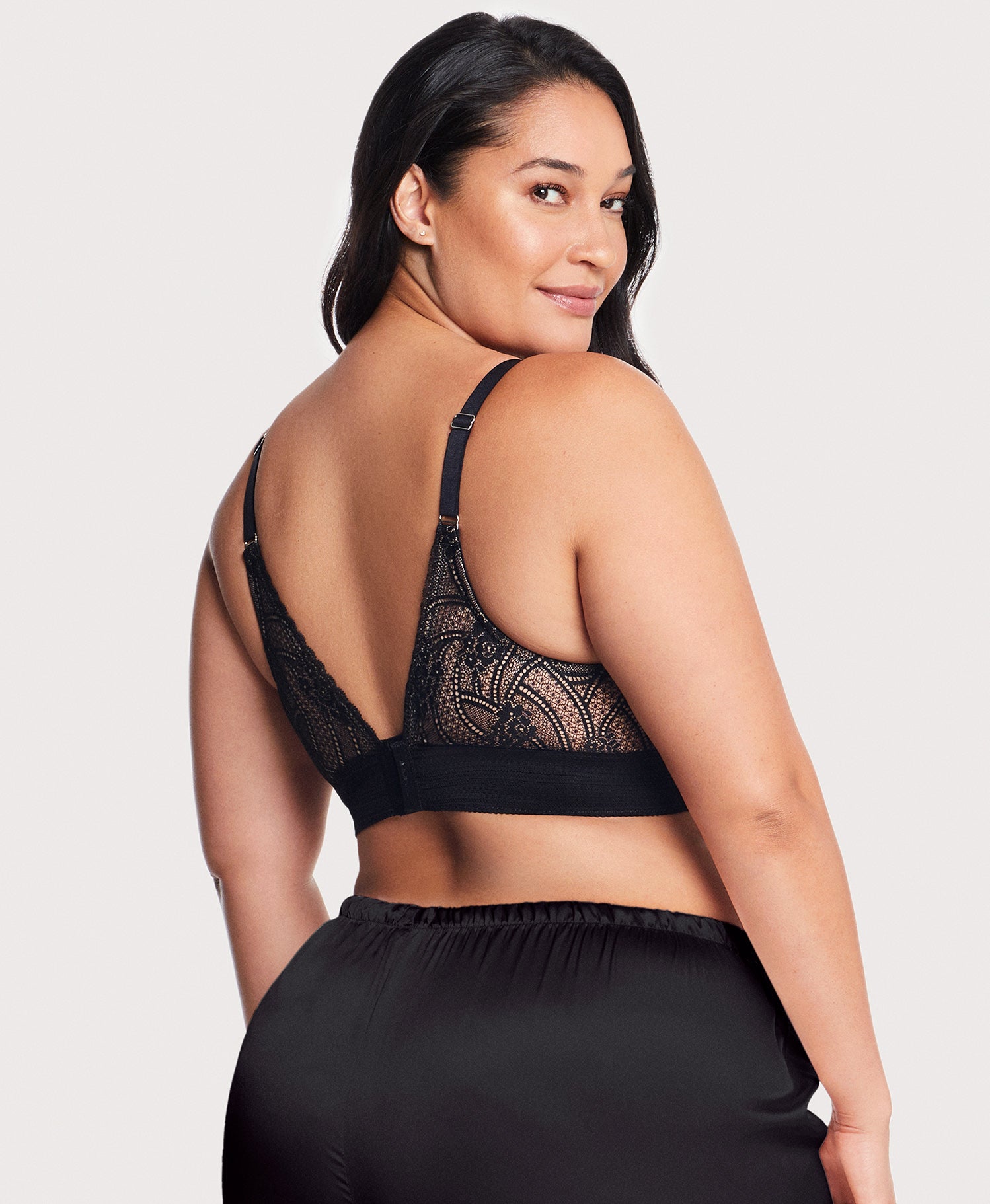  Bramour Gramercy Luxe Lace Bralette Black、mySite、justintrudeaud