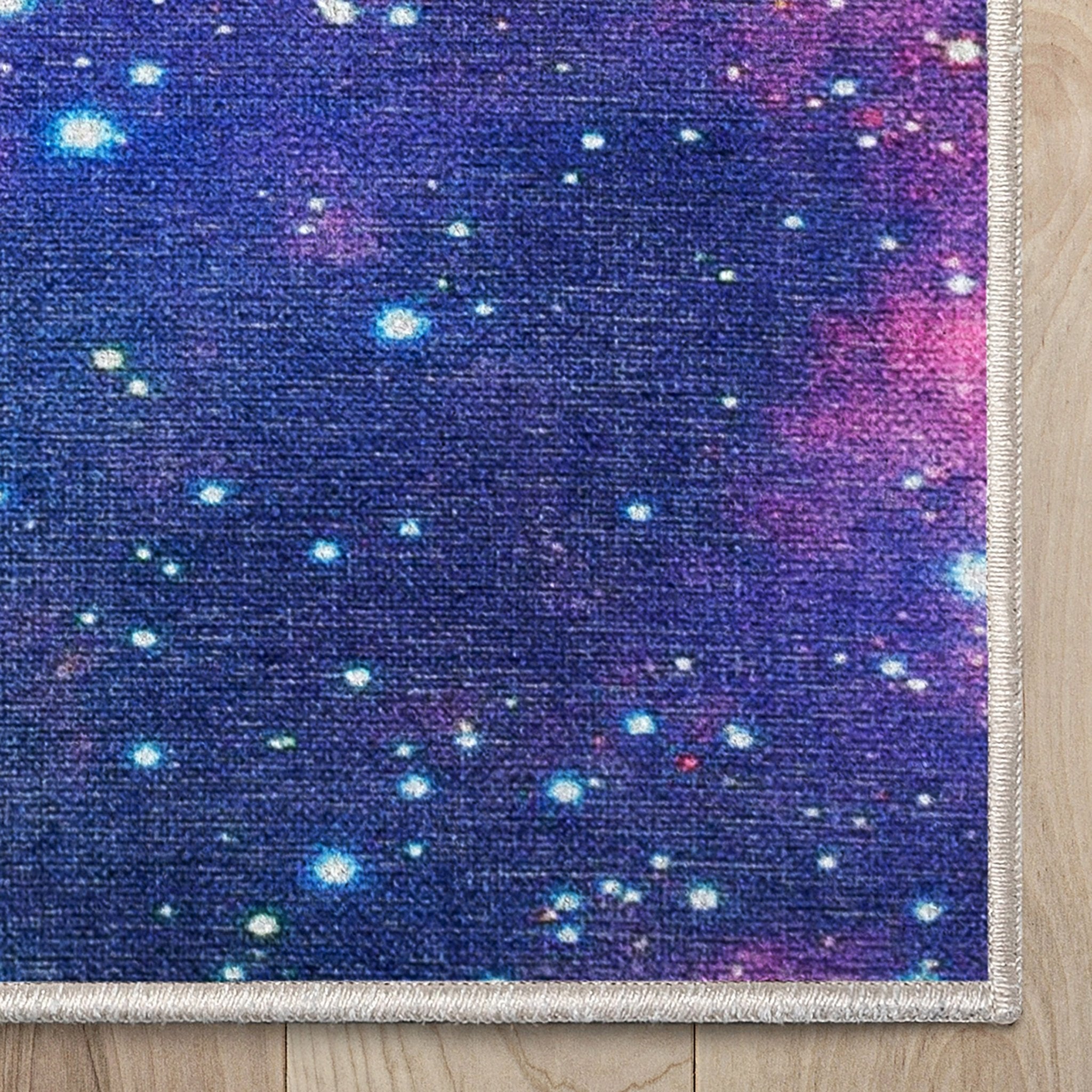 Celestial Space Flat Weave Modern Abstract Multi 5'3 x 7'3 Rug、mySite、gigharbornorthrealestate
