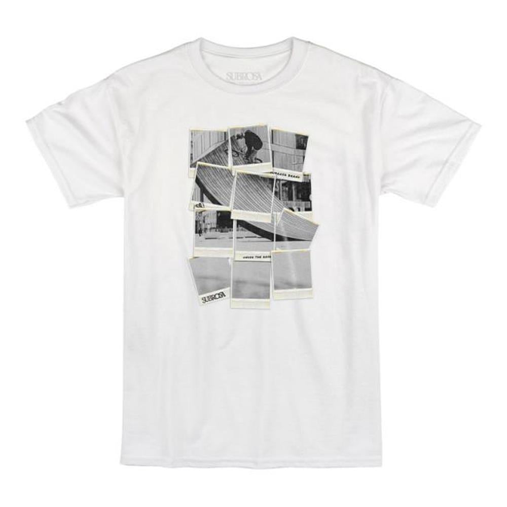  Subrosa Picture T-shirt - White、mySite、merchandisen