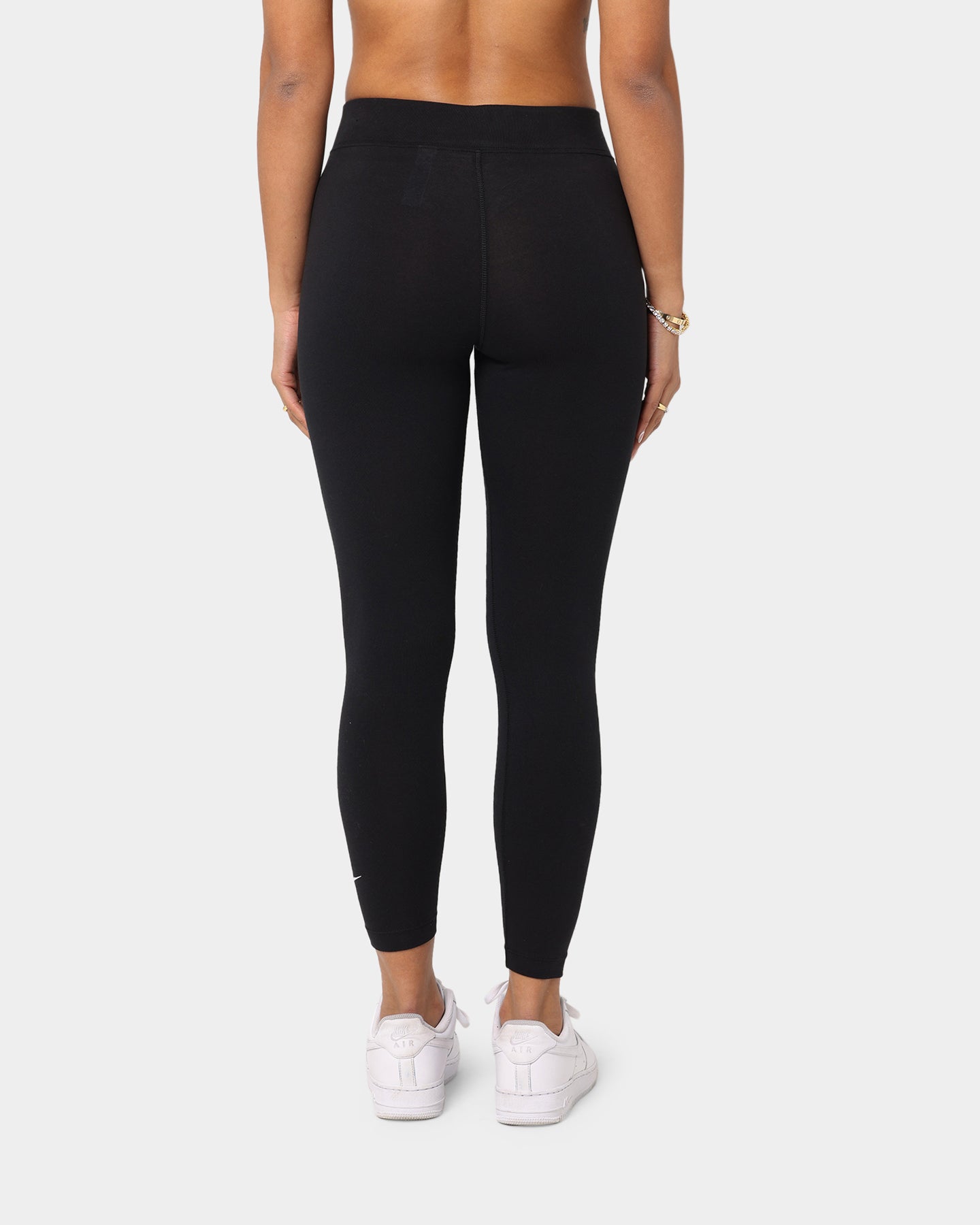 Nike Women's Nike Sportswear Essential 7/8 Leggings Black/White、mySite、zt4zffjzw