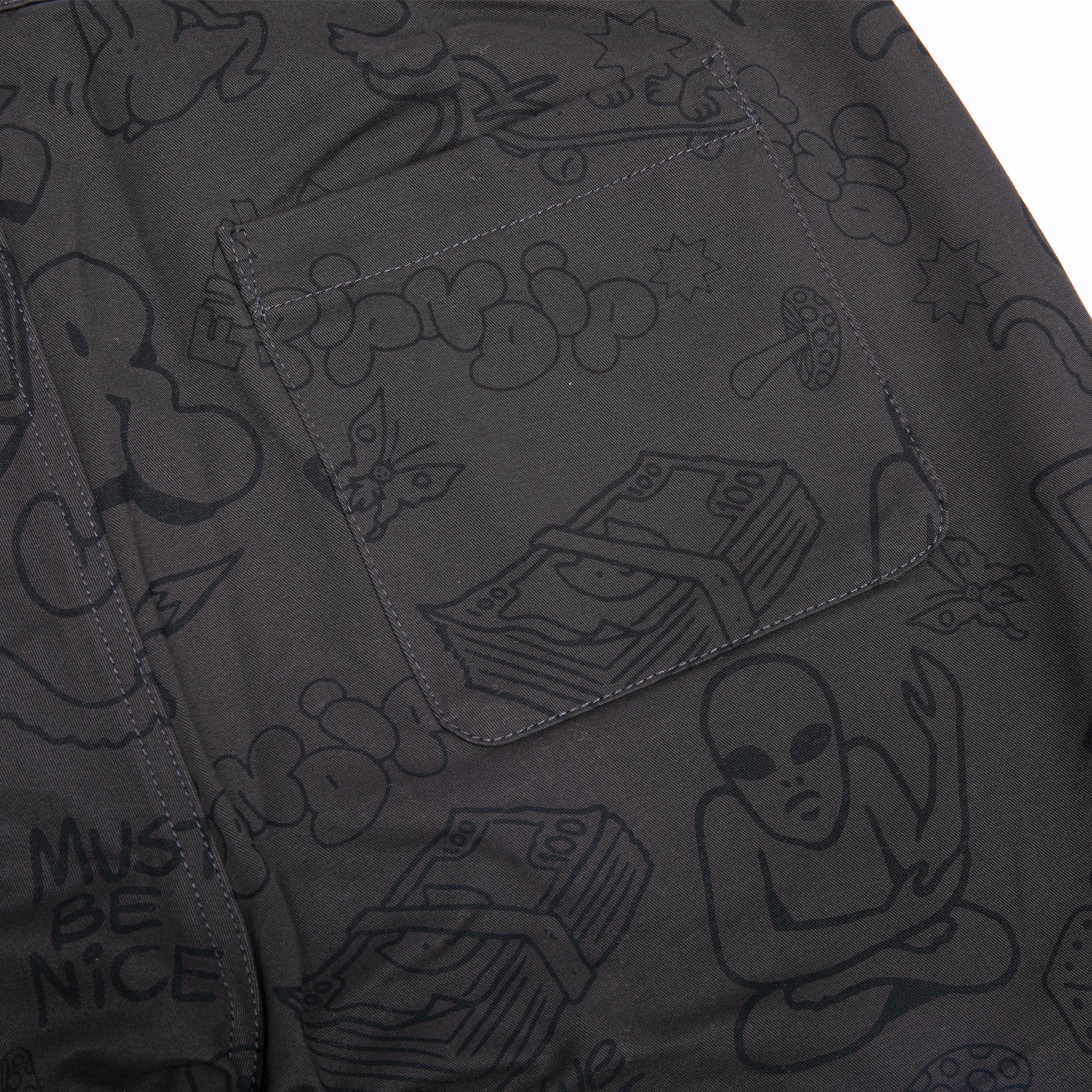  Nerm Doodle Twill Shorts (Chocolate)、mySite、merchandisen